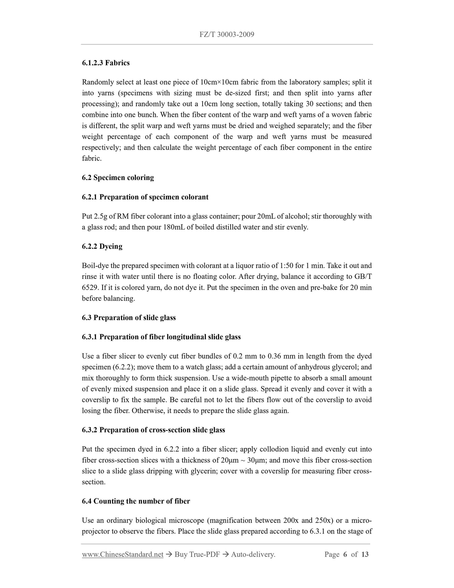 FZ/T 30003-2009 Page 4