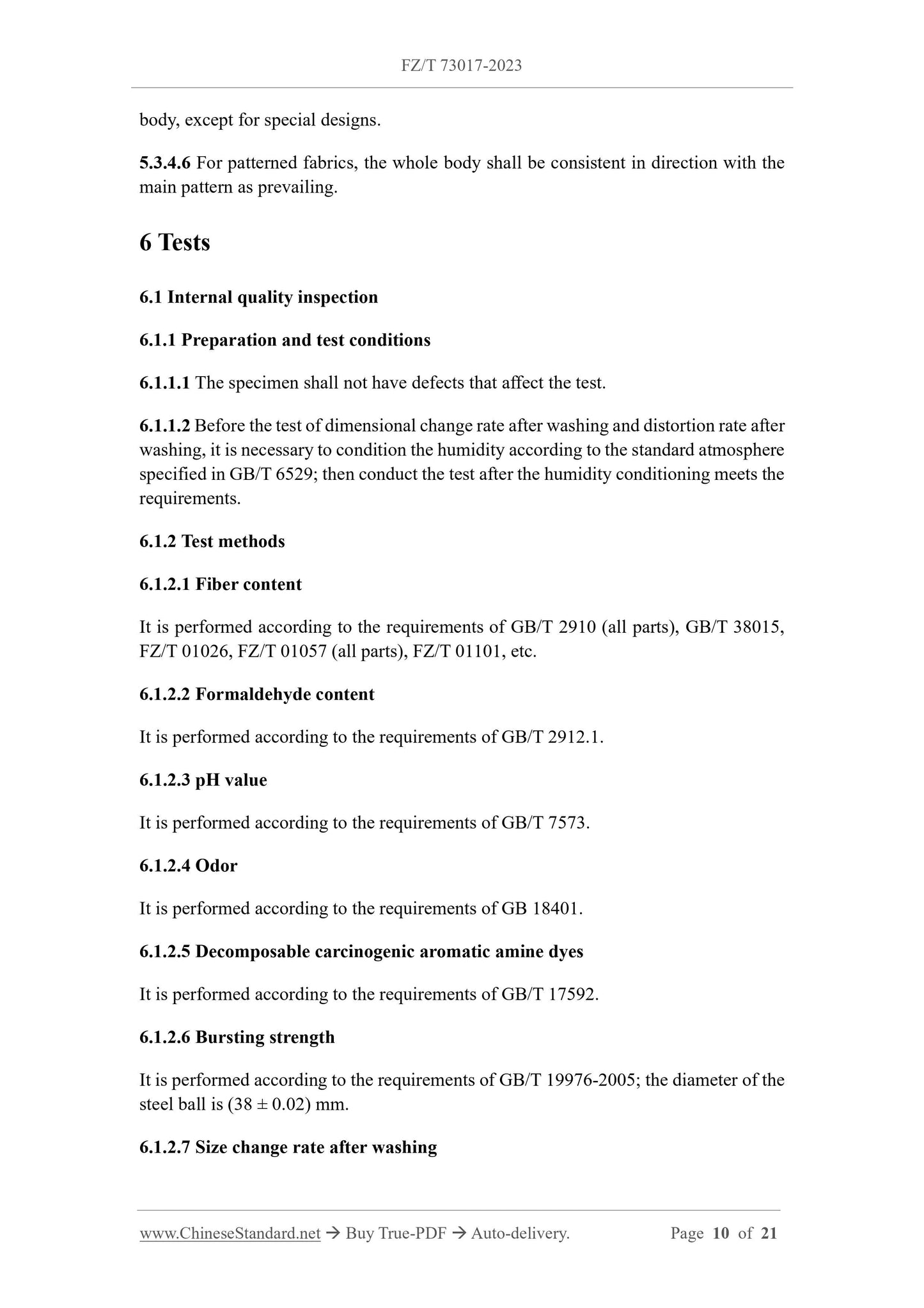 FZ/T 73017-2023 Page 6