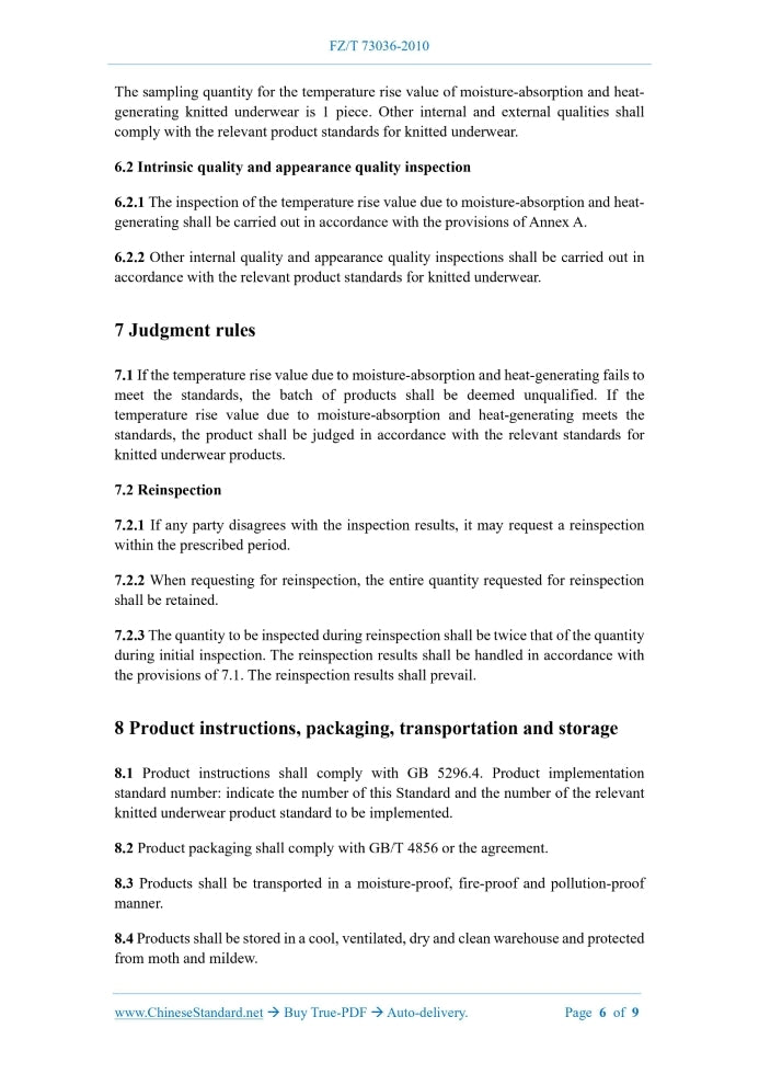 FZ/T 73036-2010 Page 5