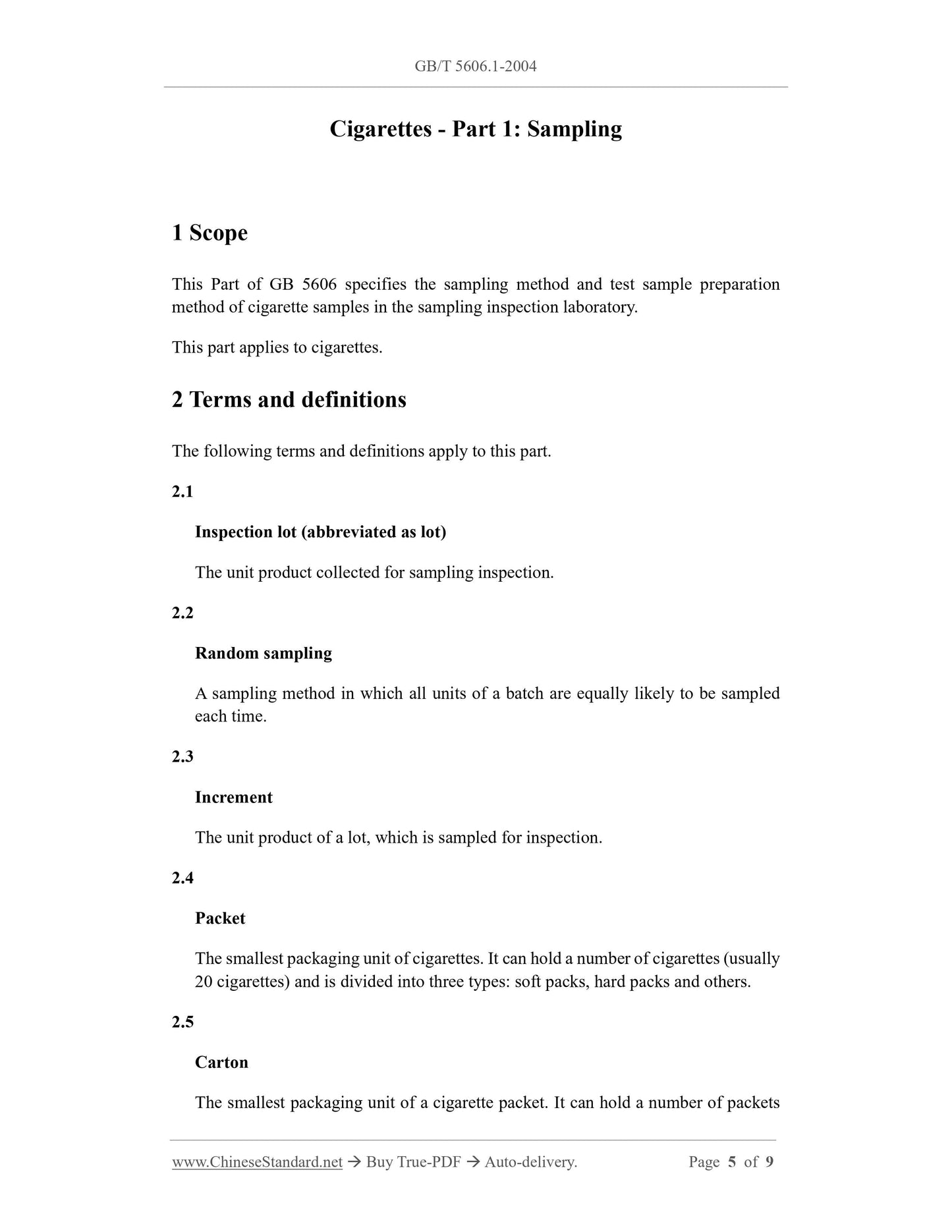 GB/T 5606.1-2004 Page 4