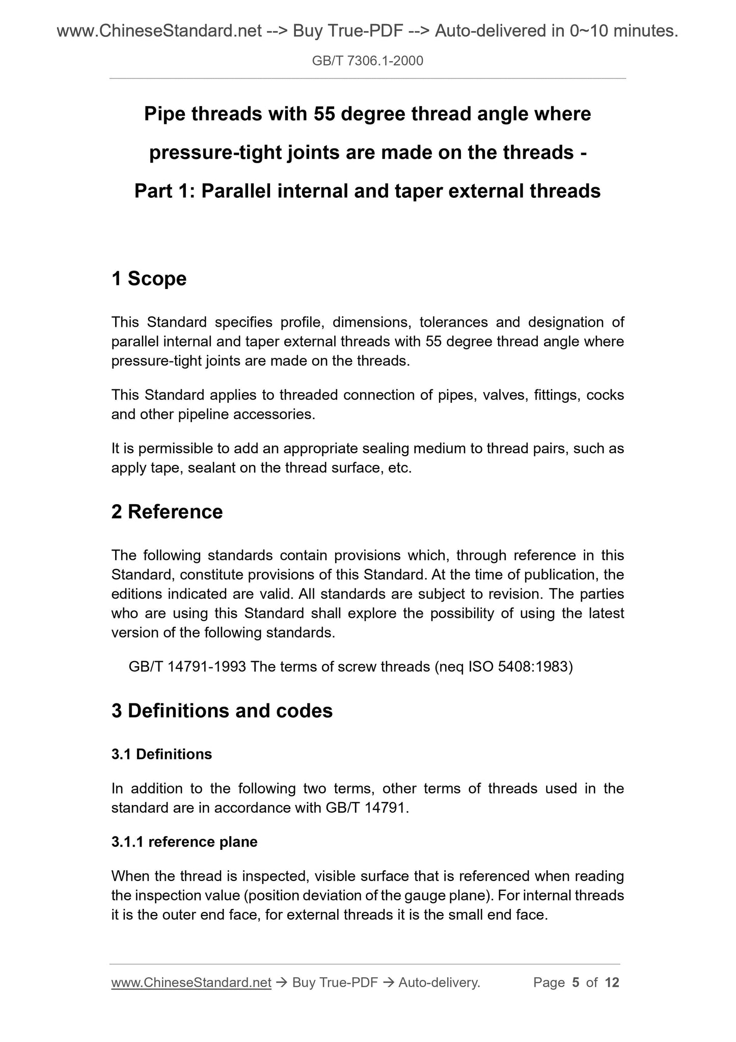 GB/T 7306.1-2000 Page 3