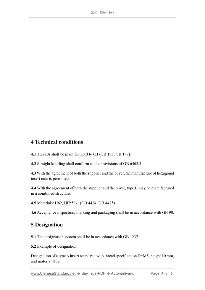 GB/T 809-1988 Page 4