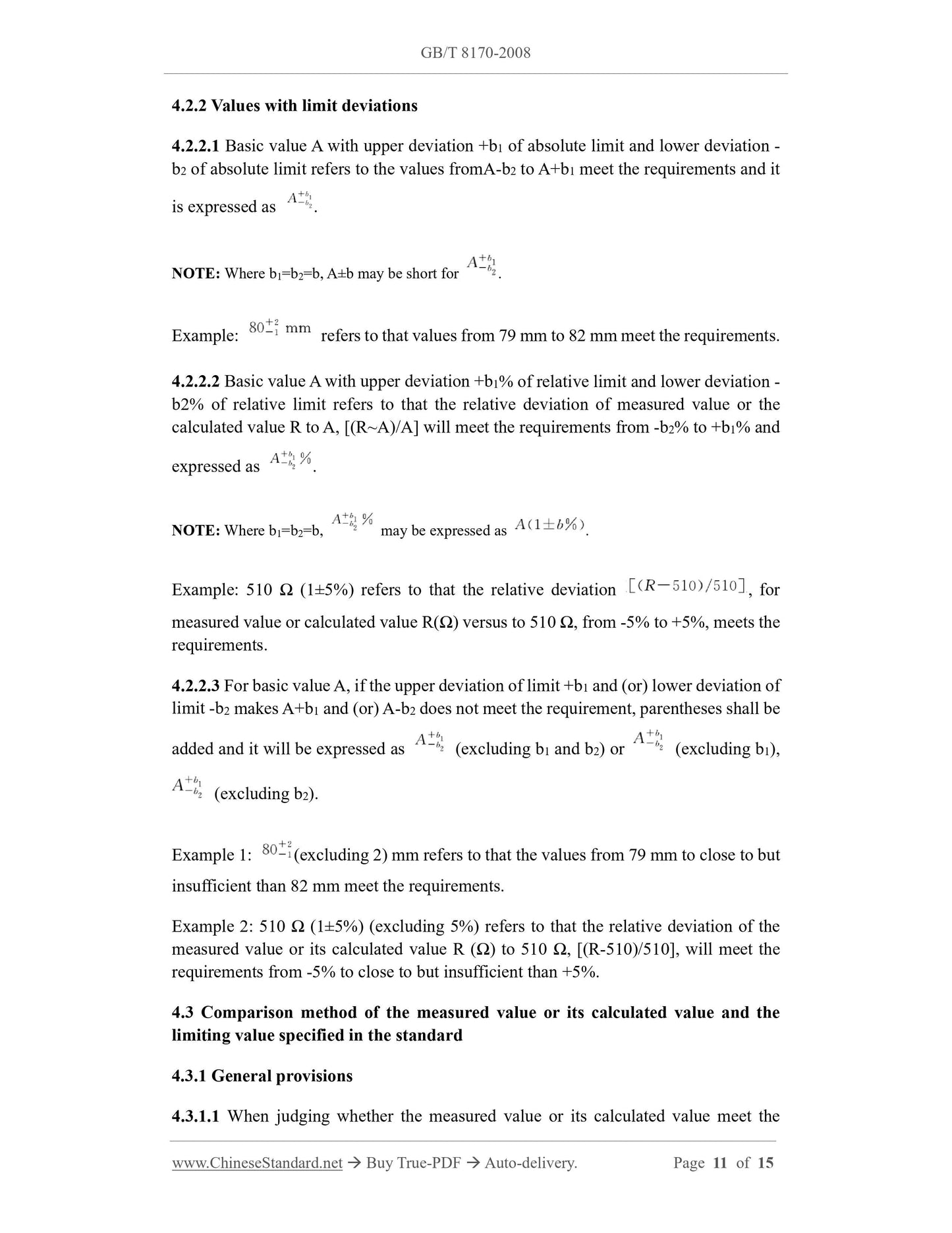 GB/T 8170-2008 Page 6