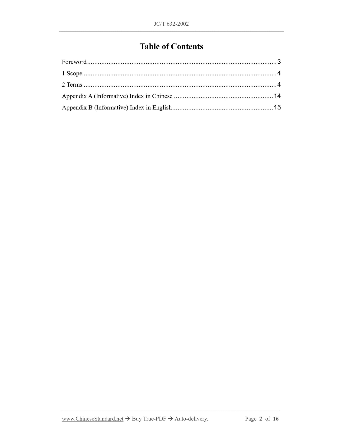 JC/T 632-2002 Page 2