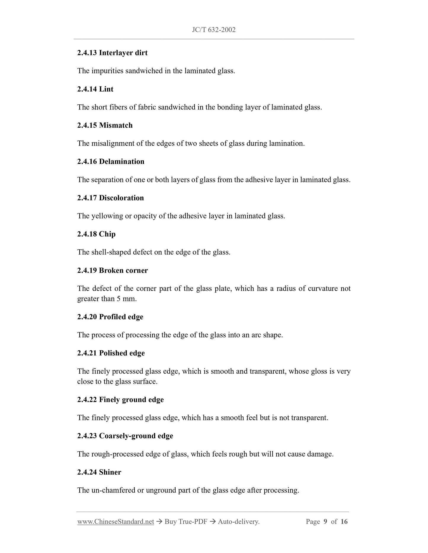 JC/T 632-2002 Page 6