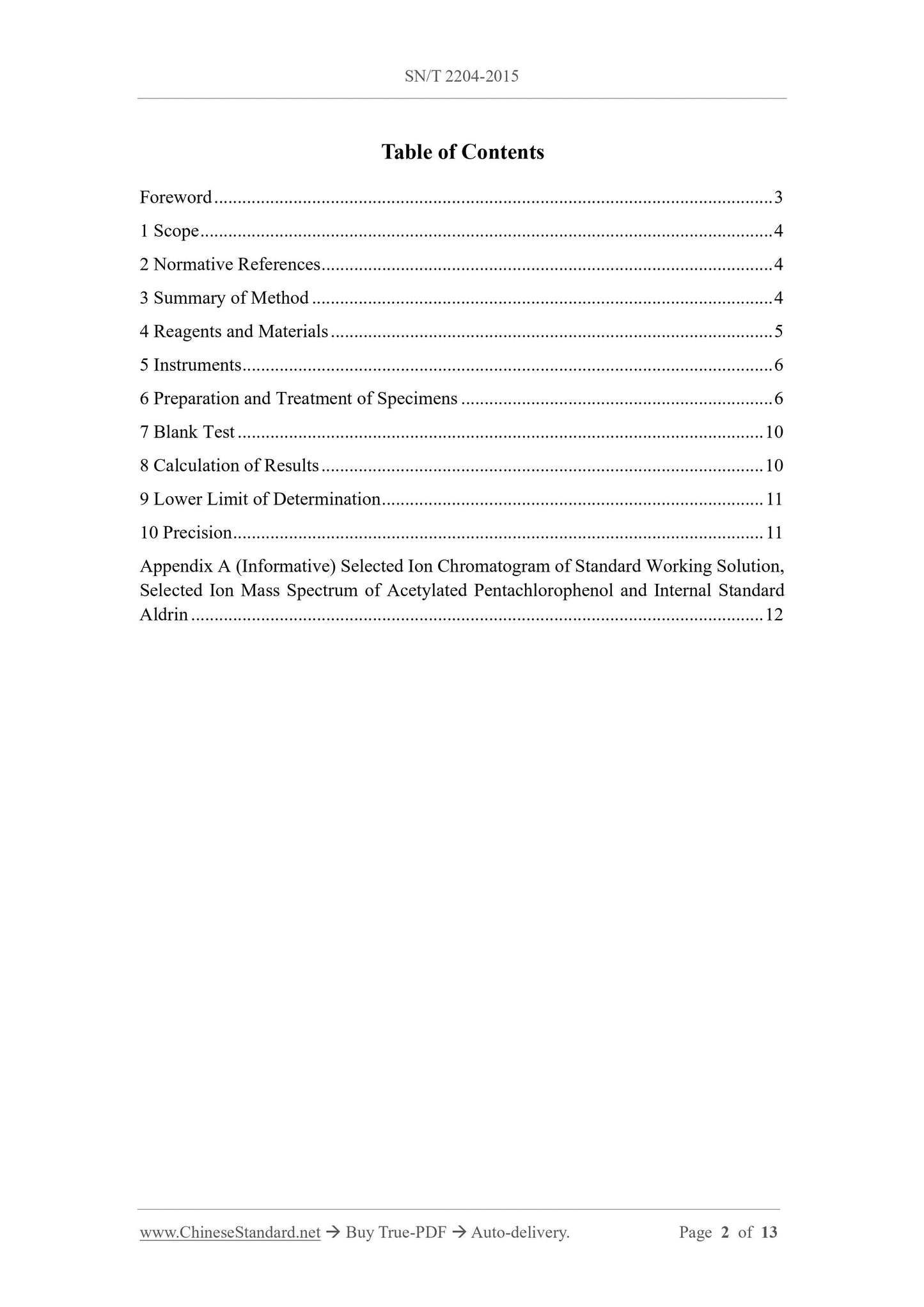 SN/T 2204-2015 Page 2