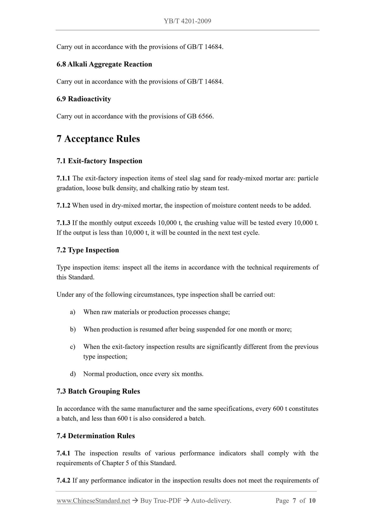 YB/T 4201-2009 Page 6