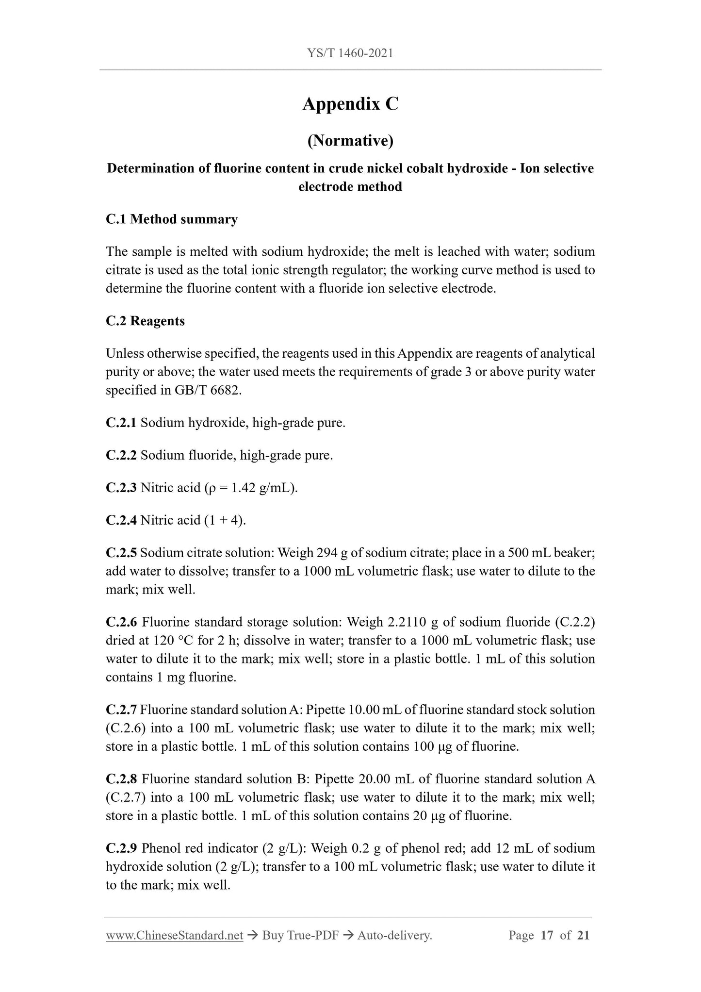 YS/T 1460-2021 Page 9