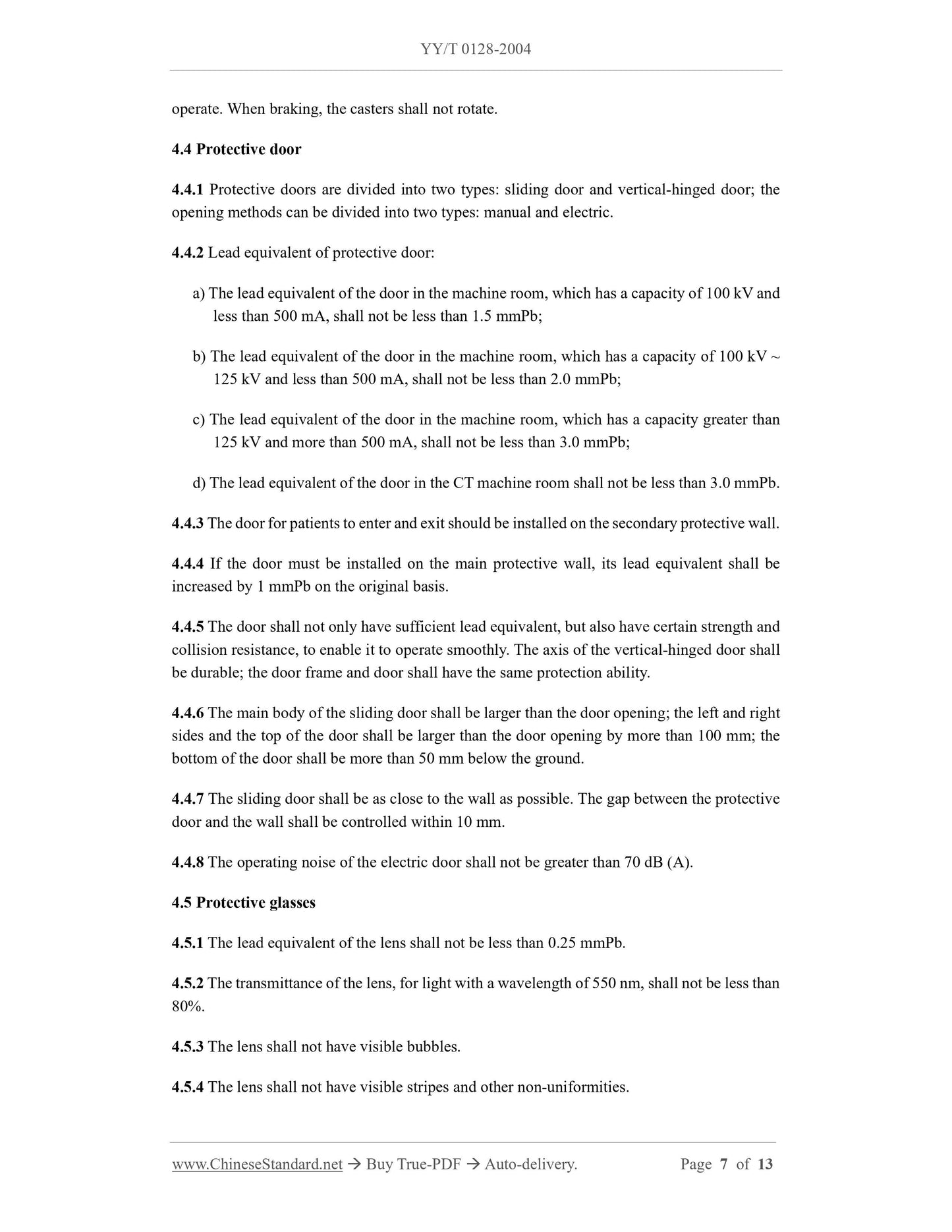 YY/T 0128-2004 Page 5