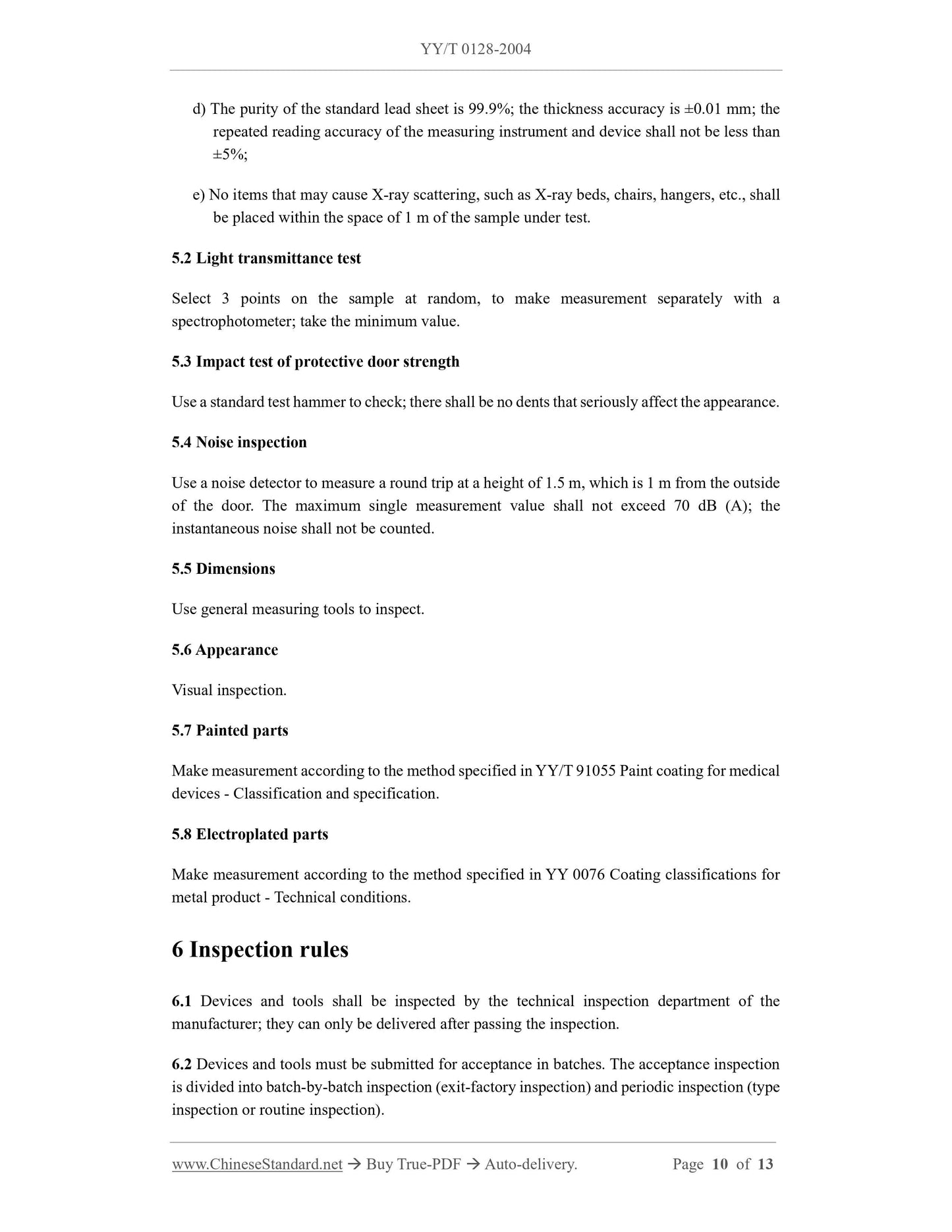 YY/T 0128-2004 Page 7
