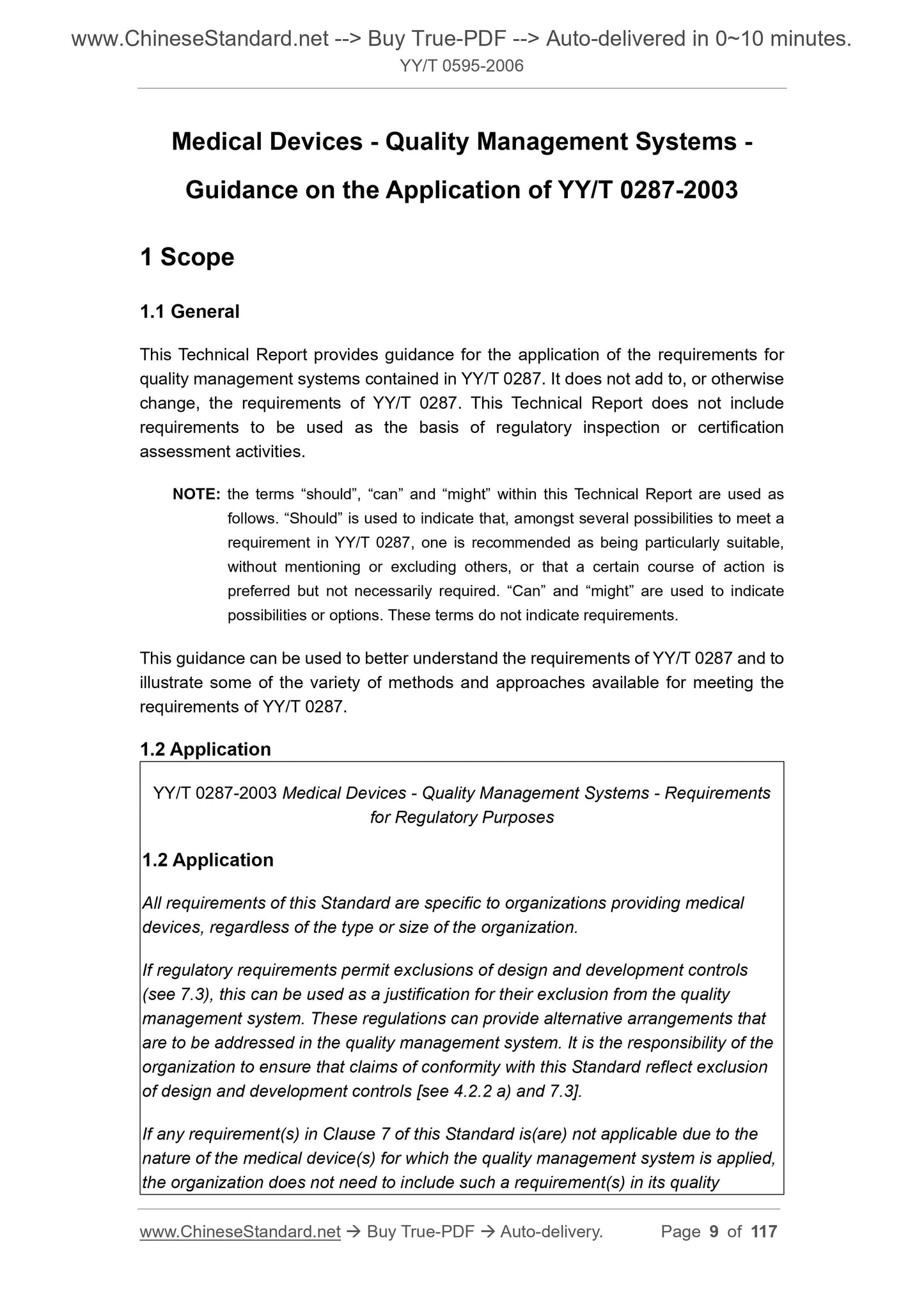 YY/T 0595-2006 Page 6