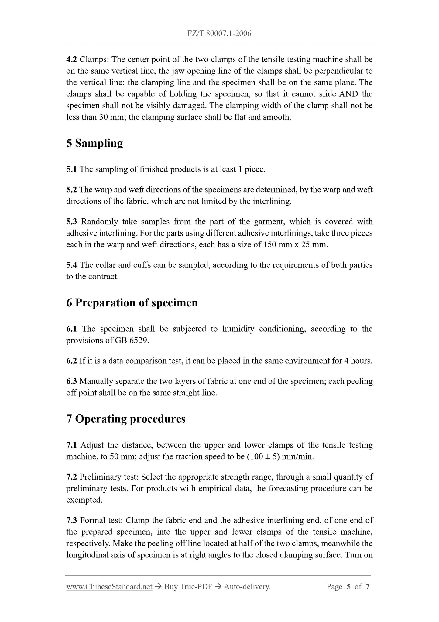 FZ/T 80007.1-2006 Page 4