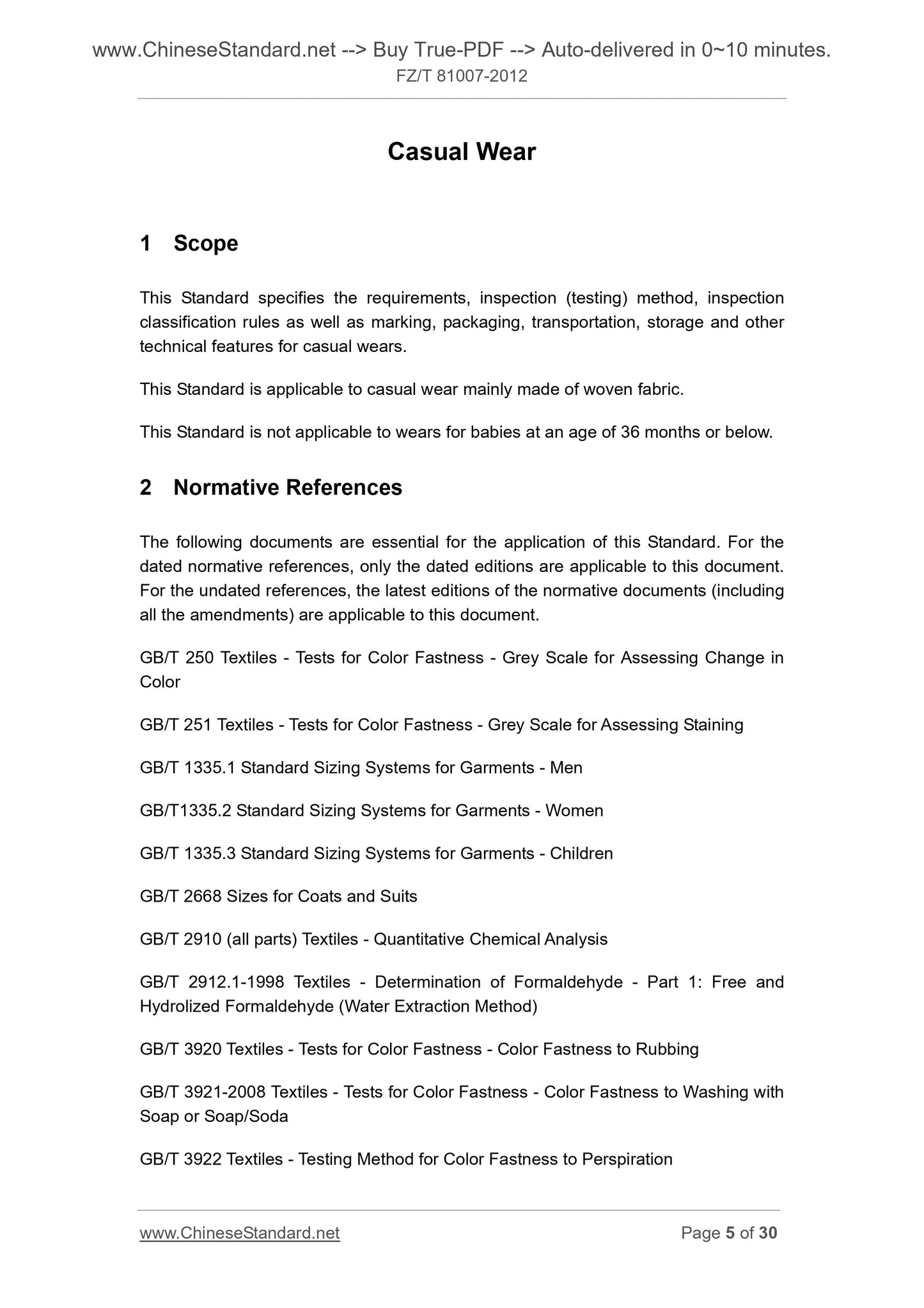 FZ/T 81007-2012 Page 4