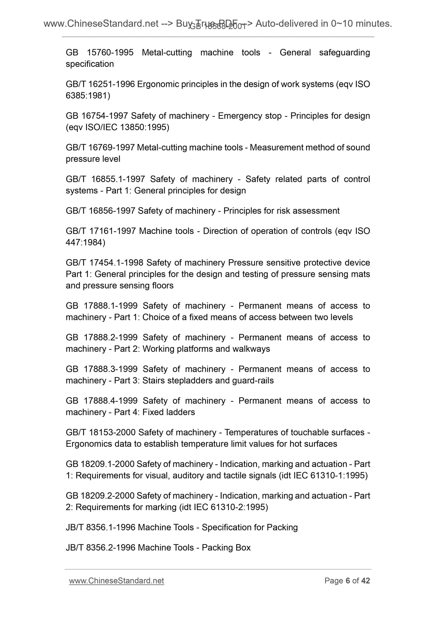 GB 18568-2001 Page 6