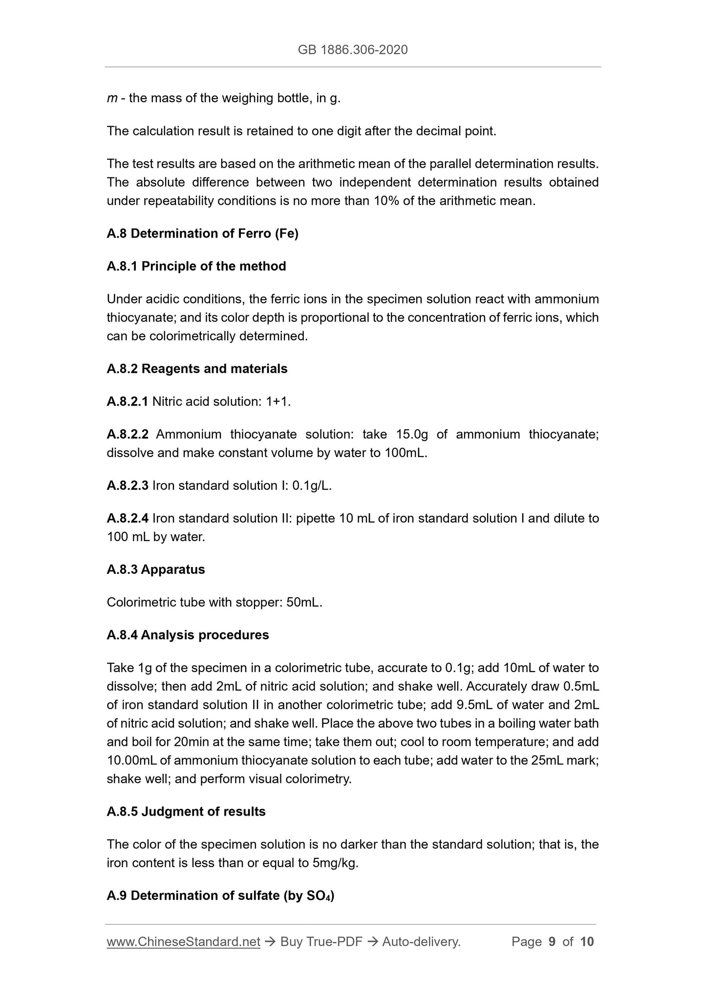 GB 1886.306-2020 Page 9