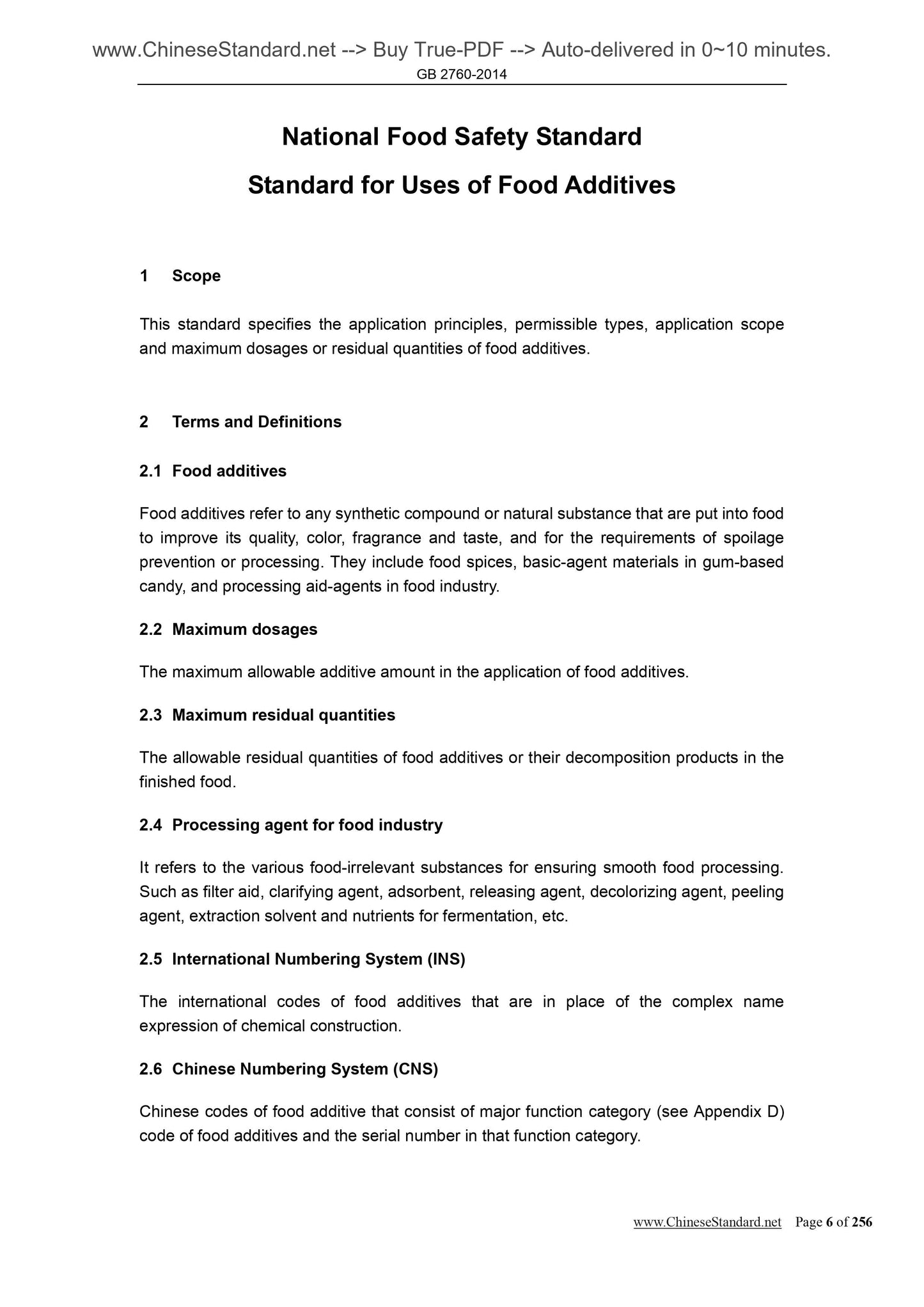 GB 2760-2014 Page 4