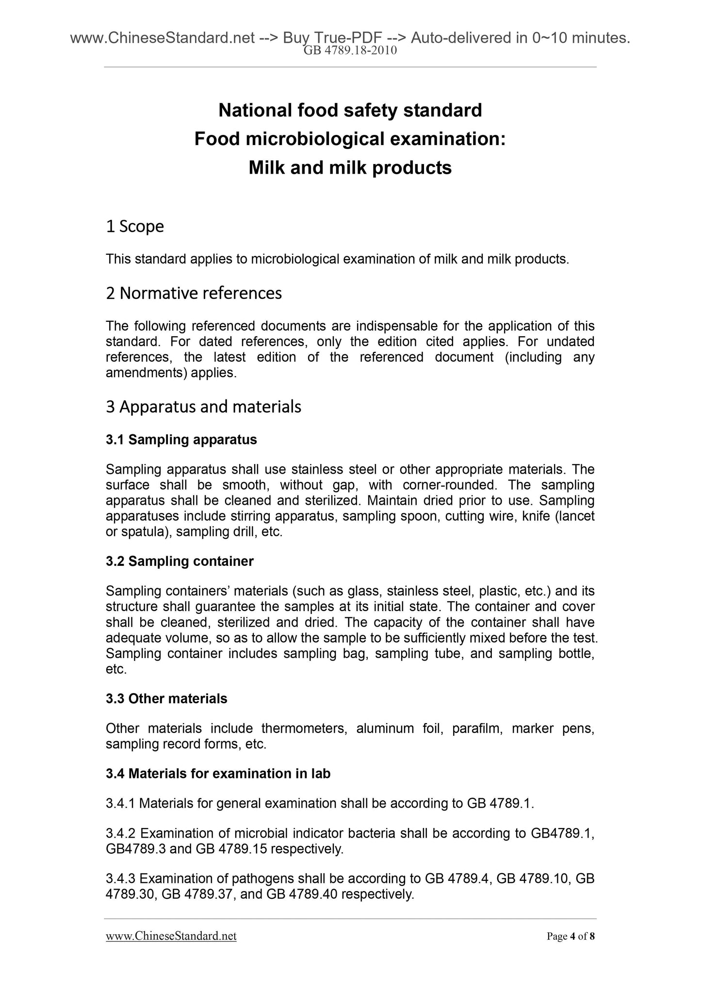 GB 4789.18-2010 Page 4