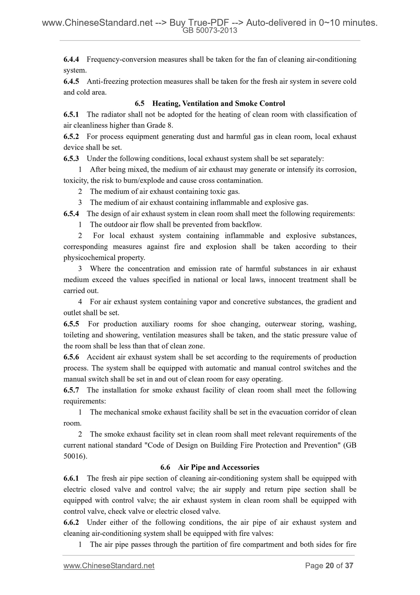 GB 50073-2013 Page 6