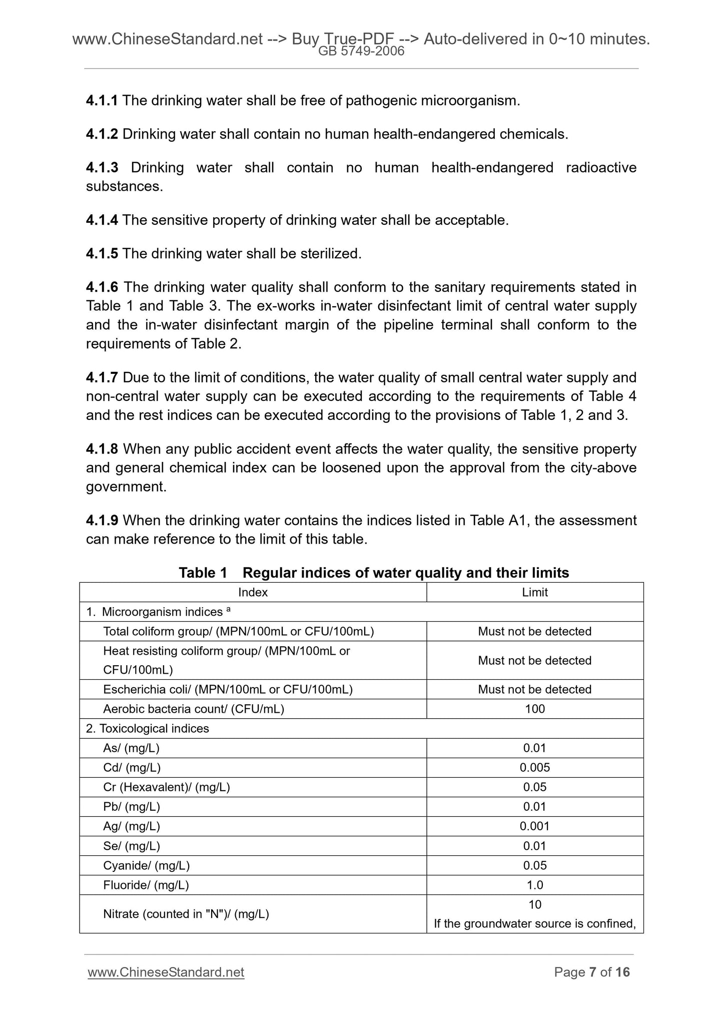 GB 5749-2006 Page 5