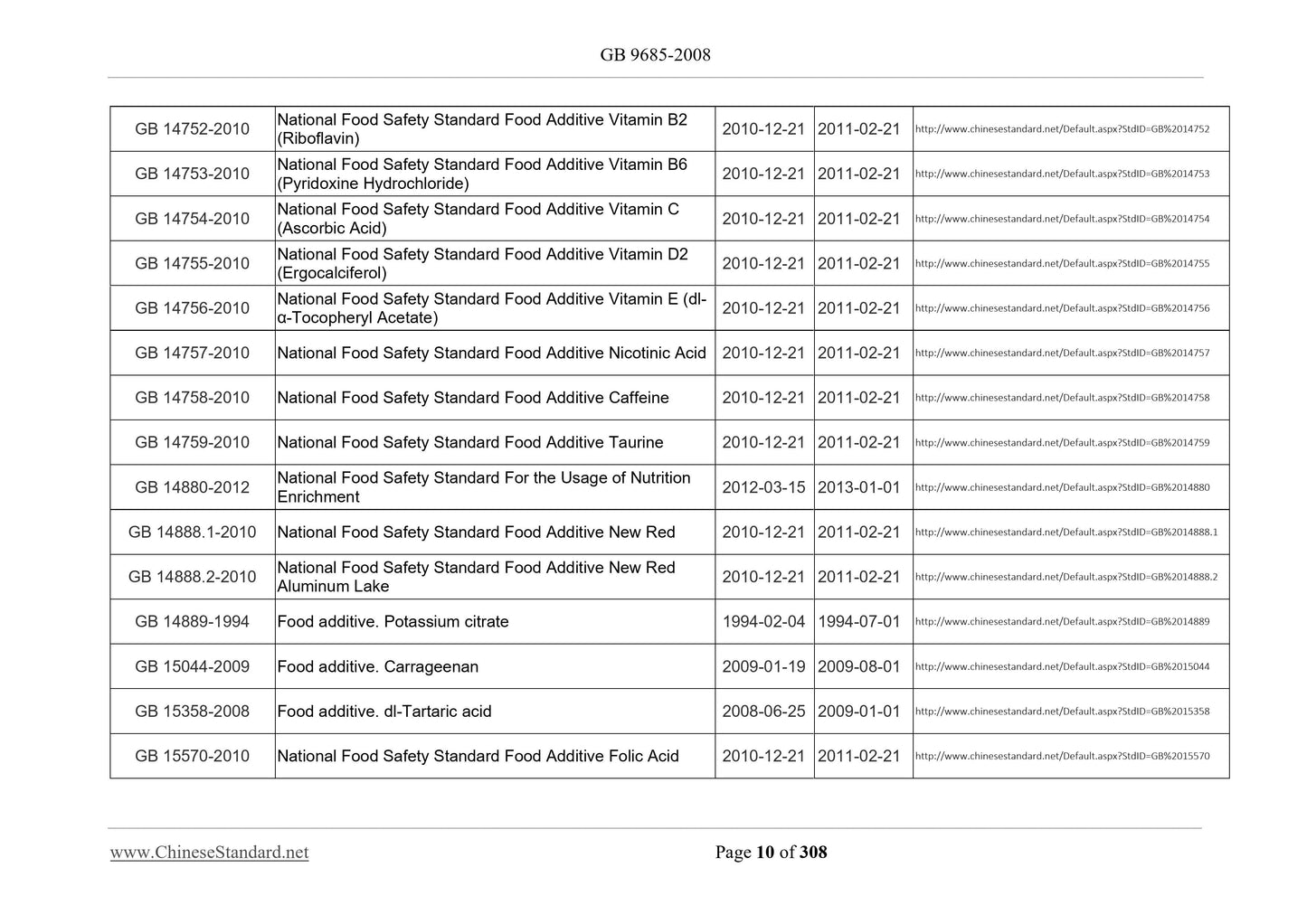 GB 9685-2008 Page 10