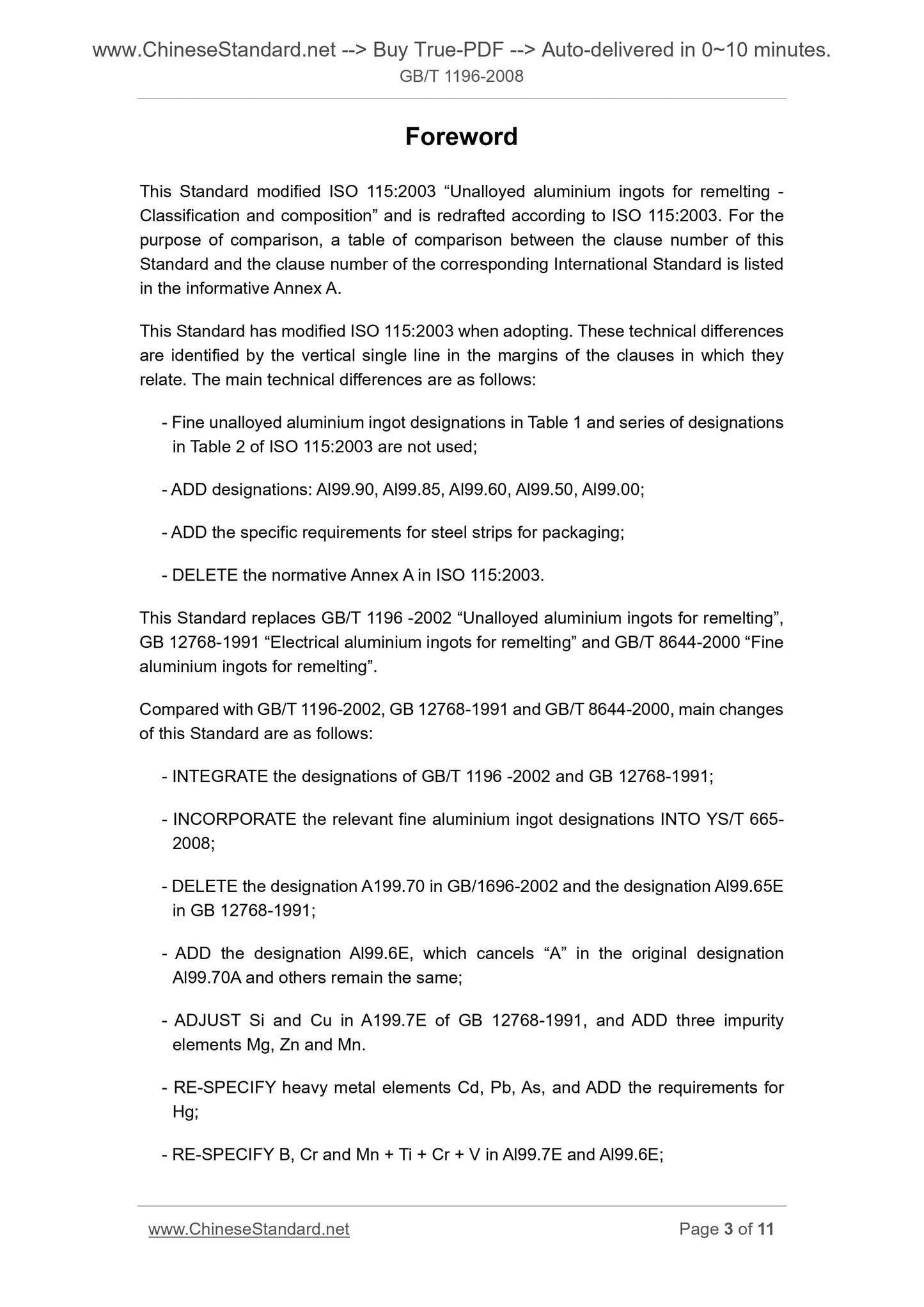 GB/T 1196-2008 Page 3