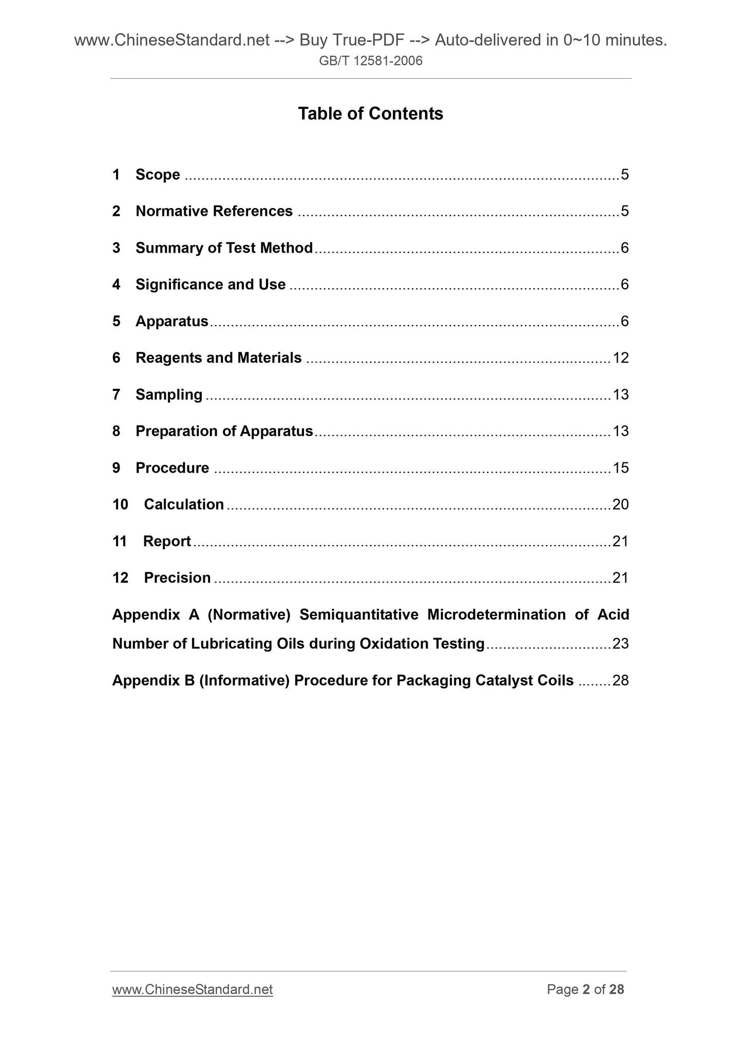 GB/T 12581-2006 Page 2