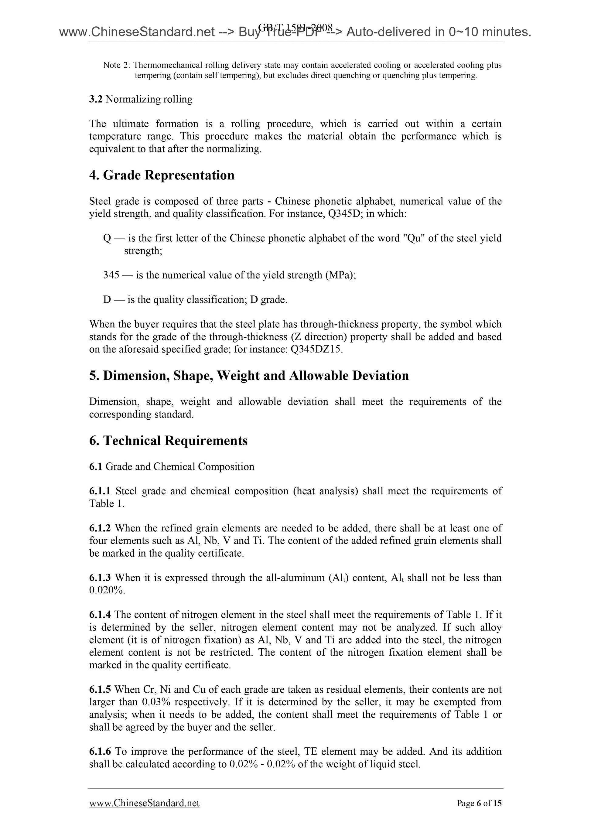 GB/T 1591-2008 Page 6