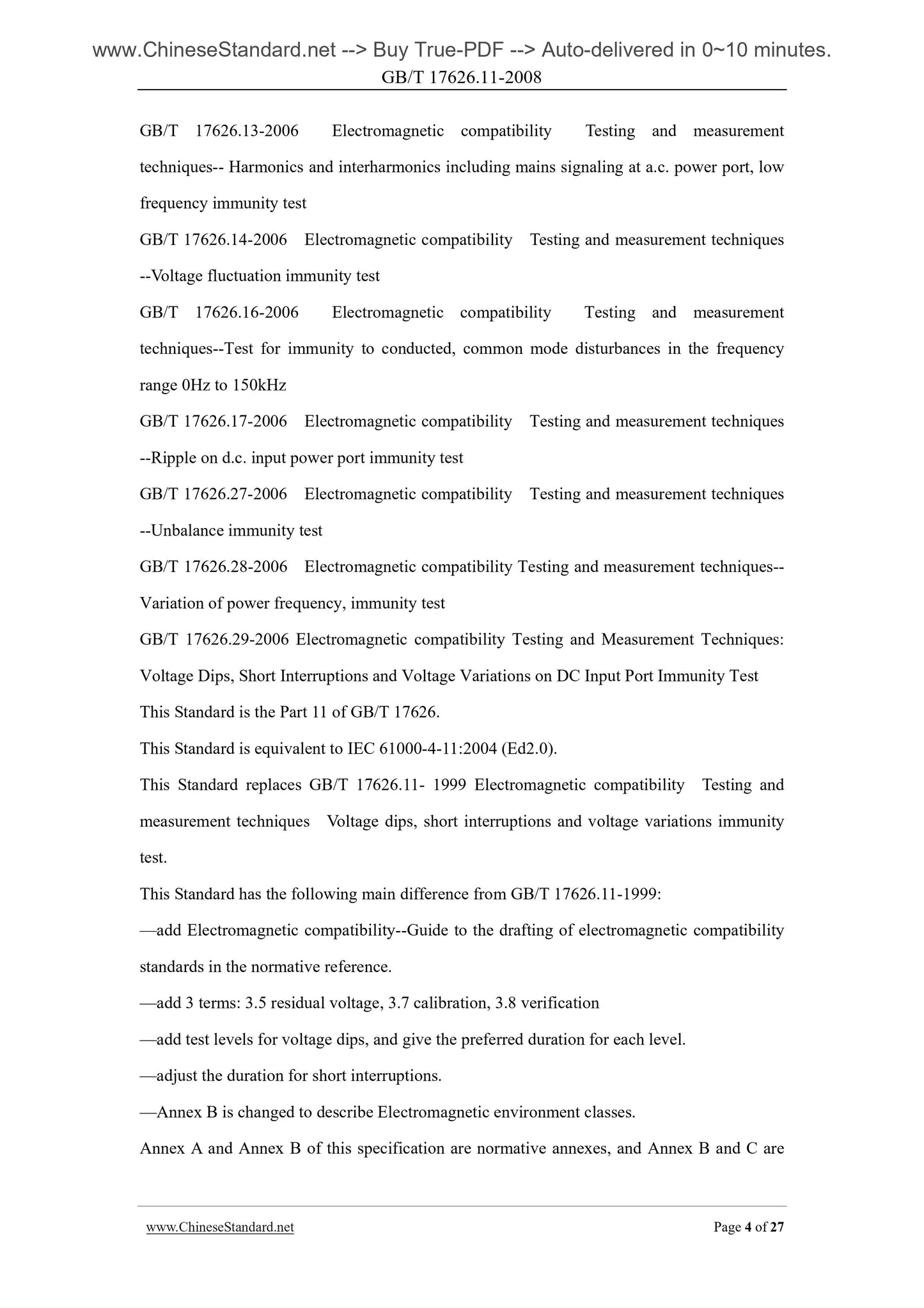 GB/T 17626.11-2008 Page 4