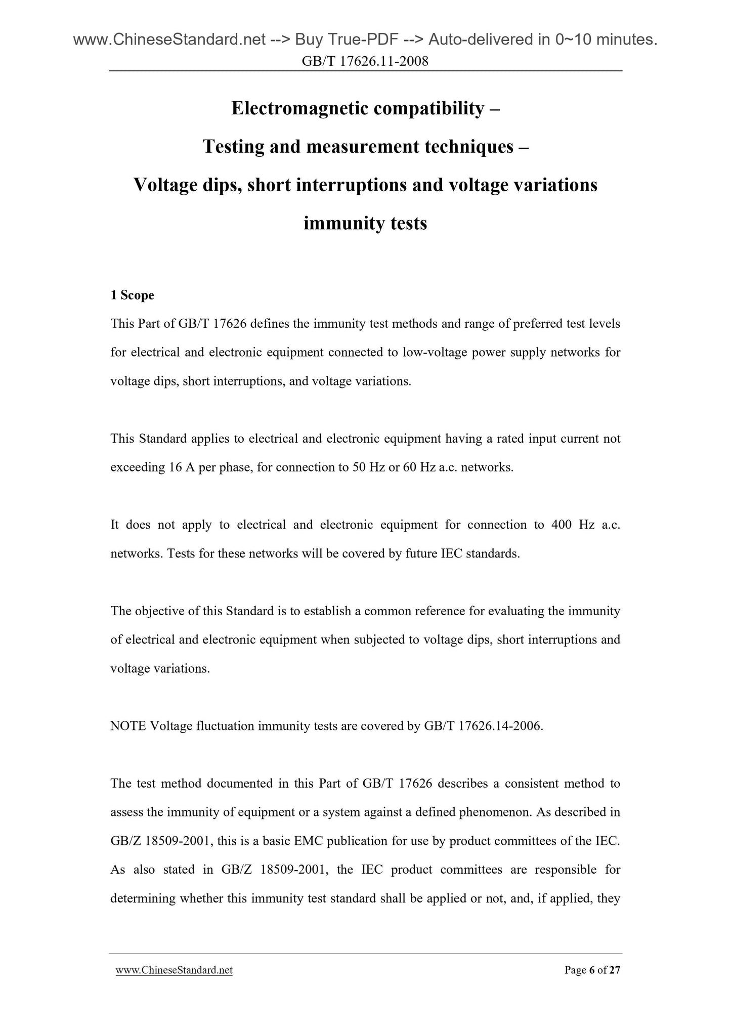 GB/T 17626.11-2008 Page 6