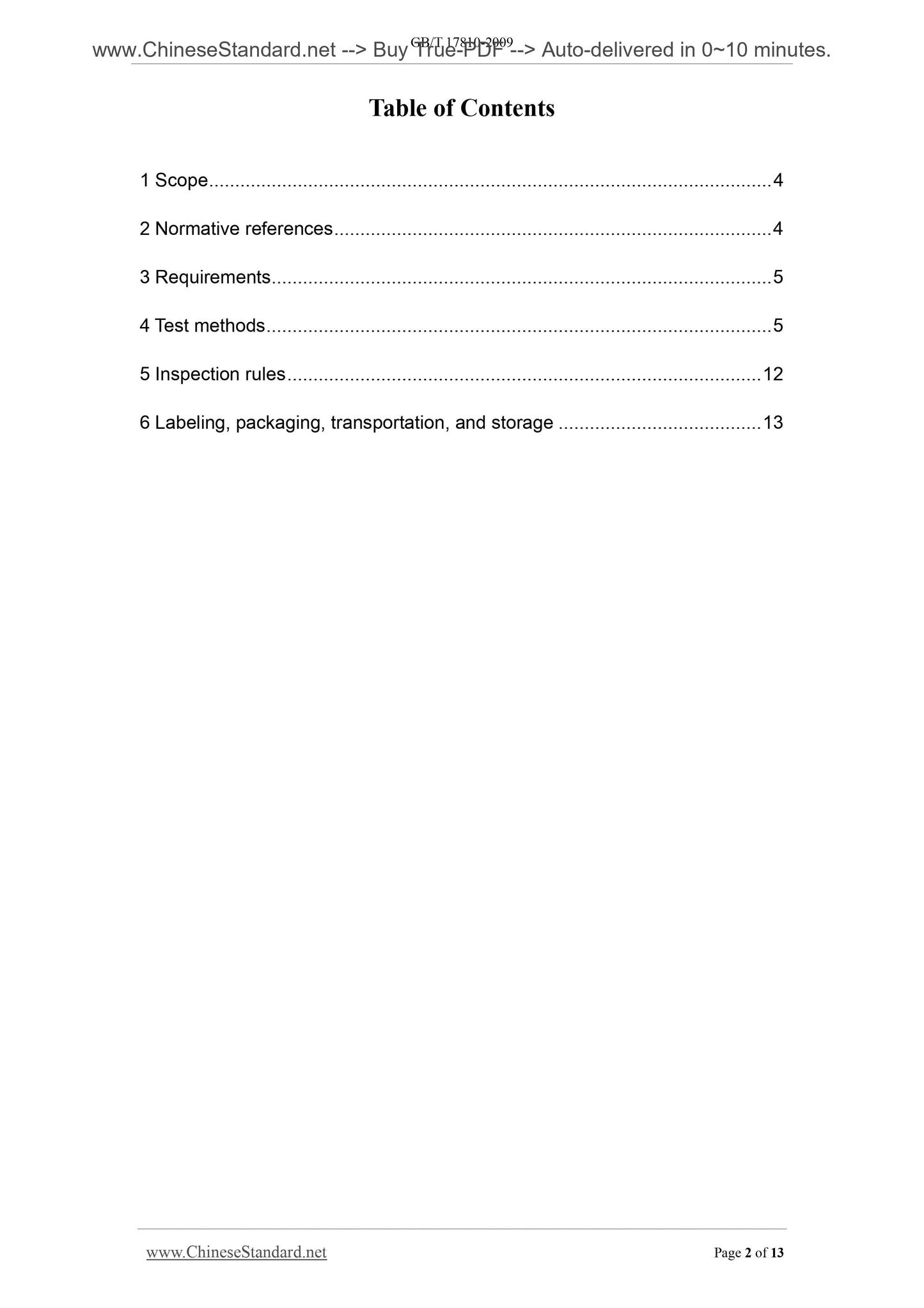 GB/T 17810-2009 Page 2