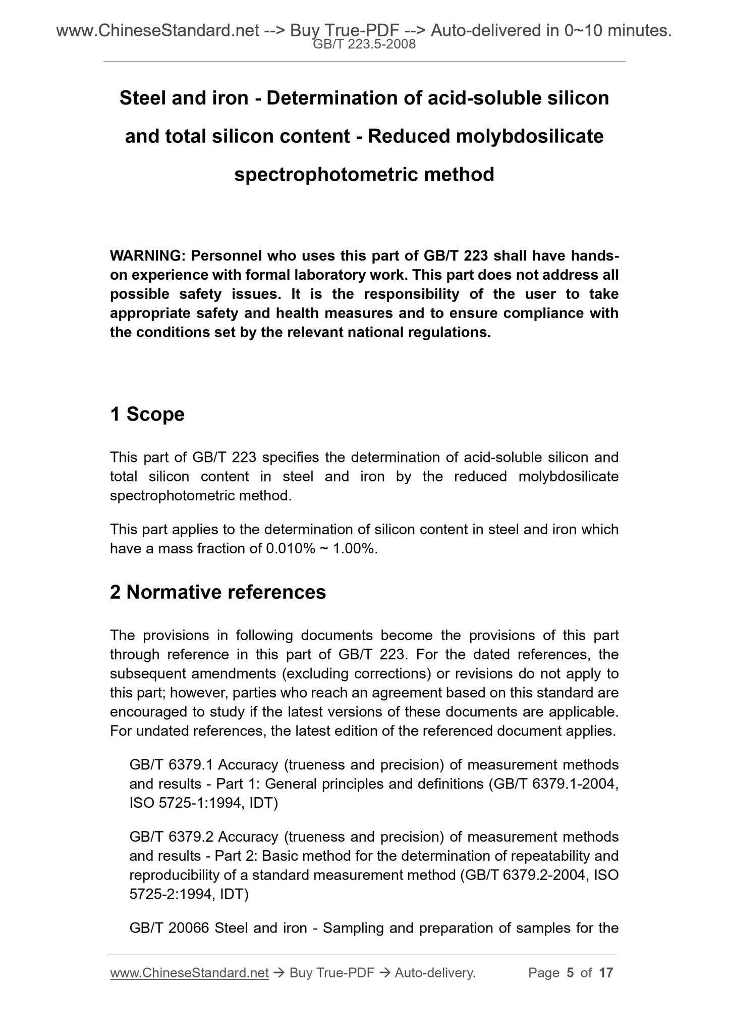 GB/T 223.5-2008 Page 4