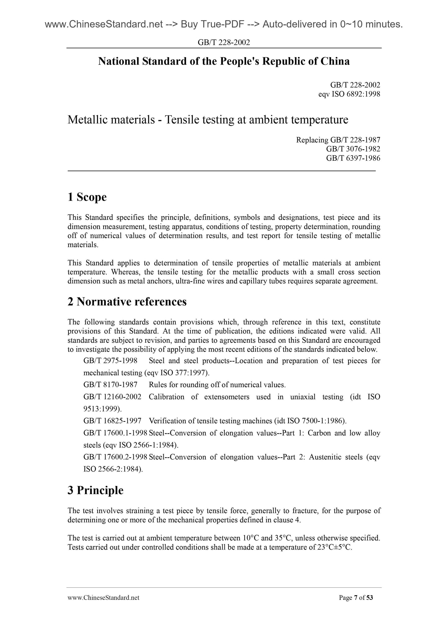 GB/T 228-2002 Page 7