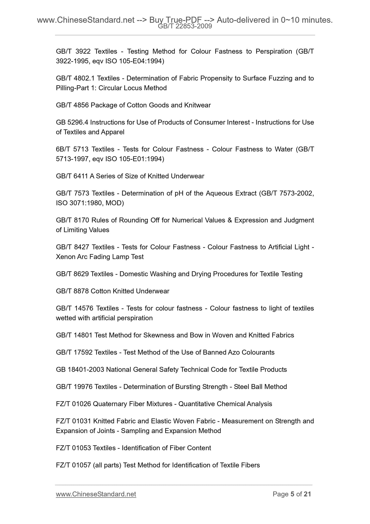 GB/T 22853-2009 Page 5