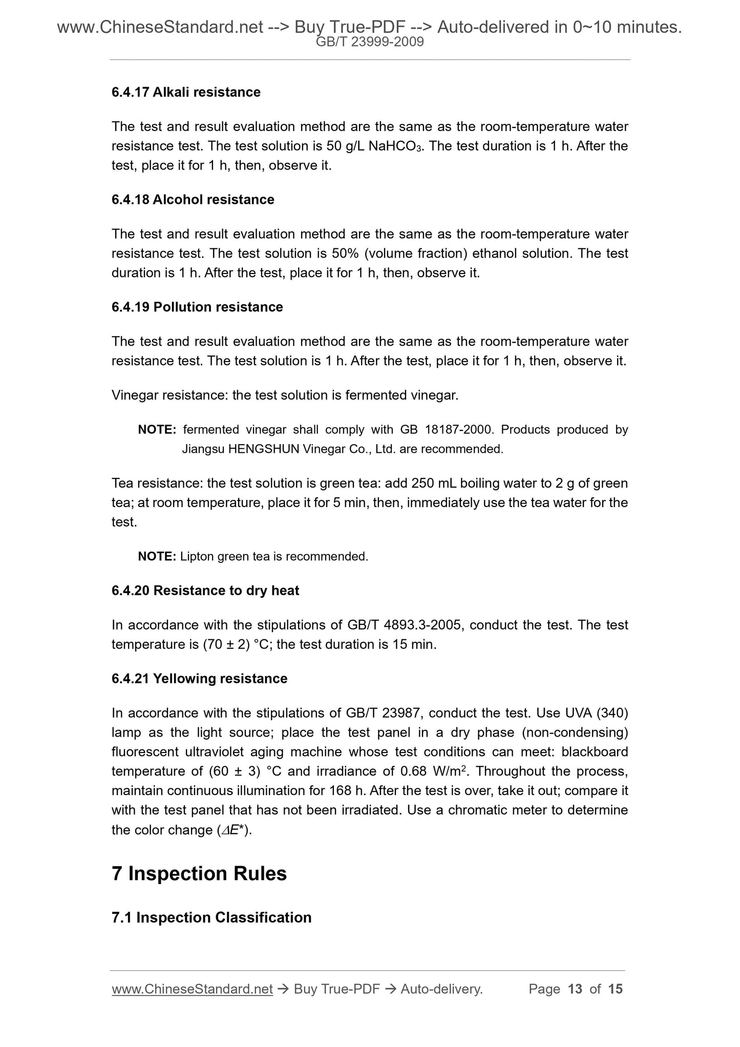 GB/T 23999-2009 Page 6