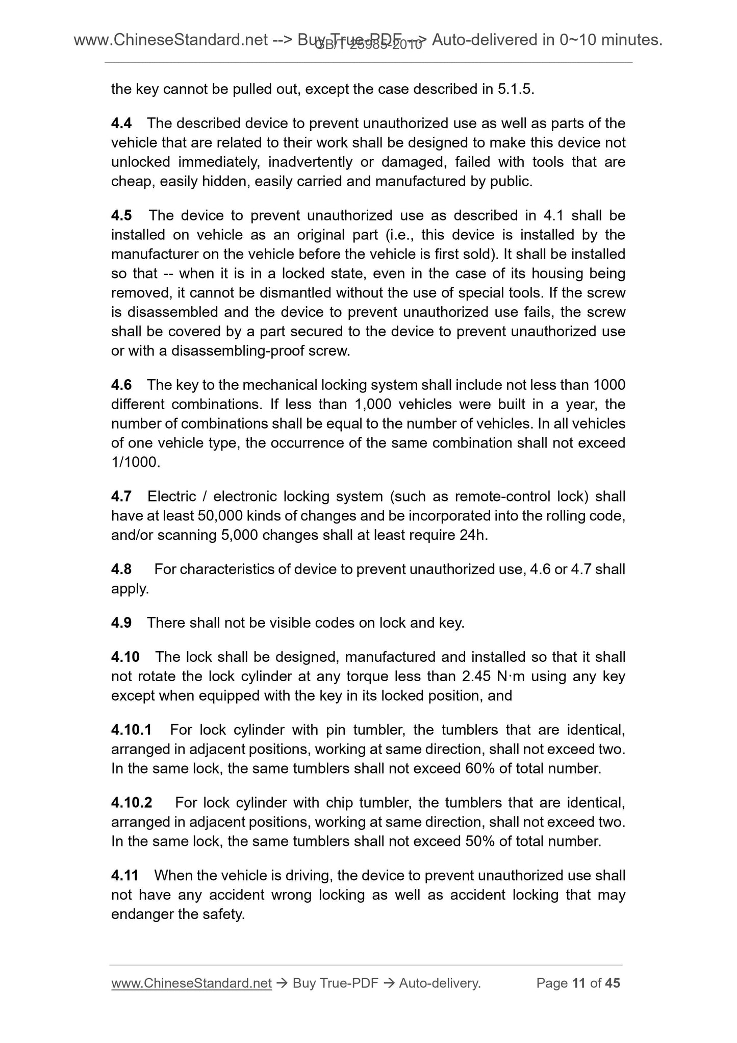 GB/T 25985-2010 Page 6