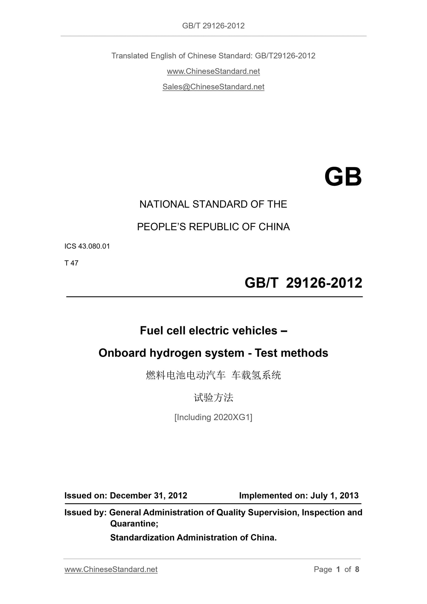 GB/T 29126-2012 Page 1