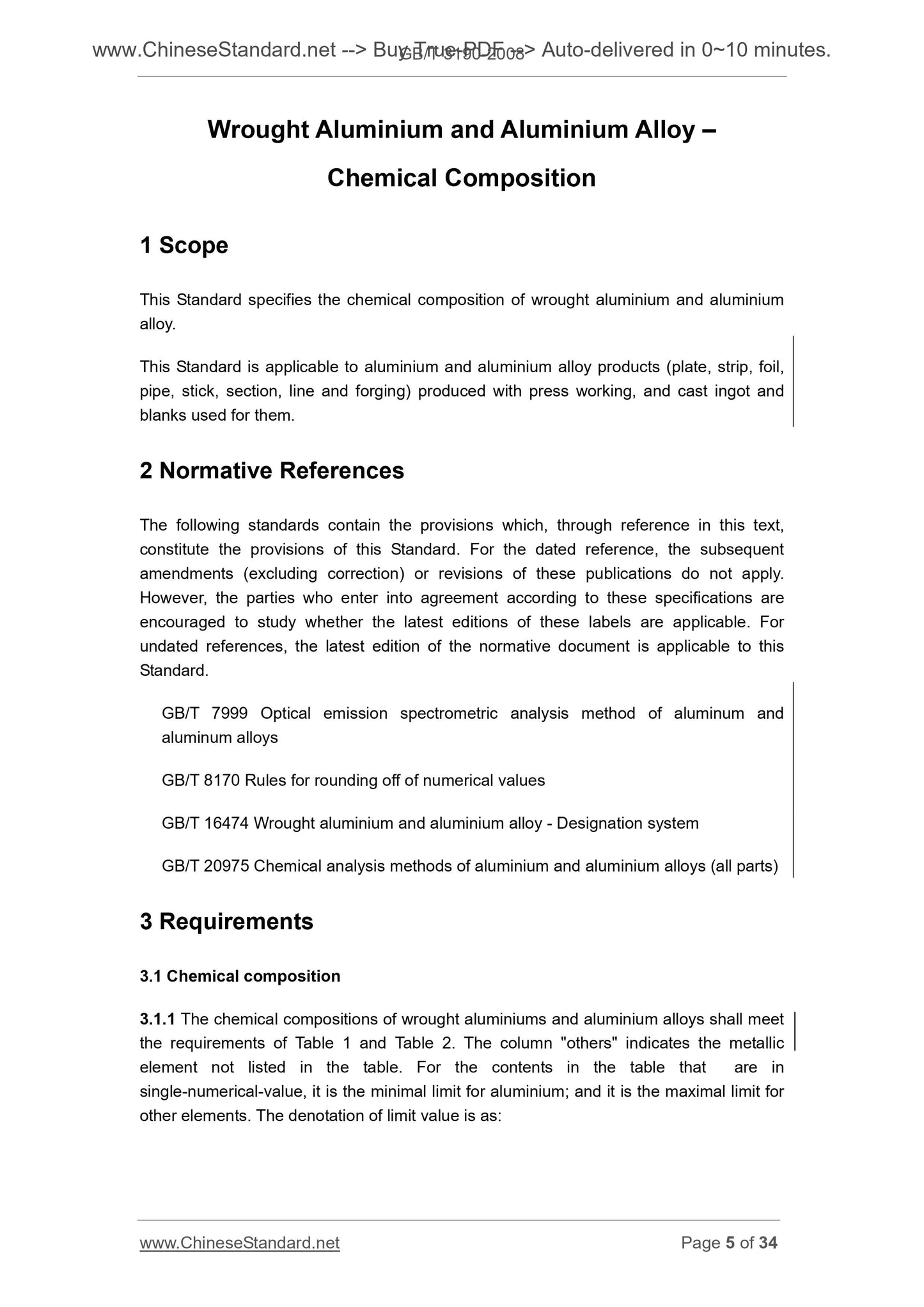 GB/T 3190-2008 Page 4