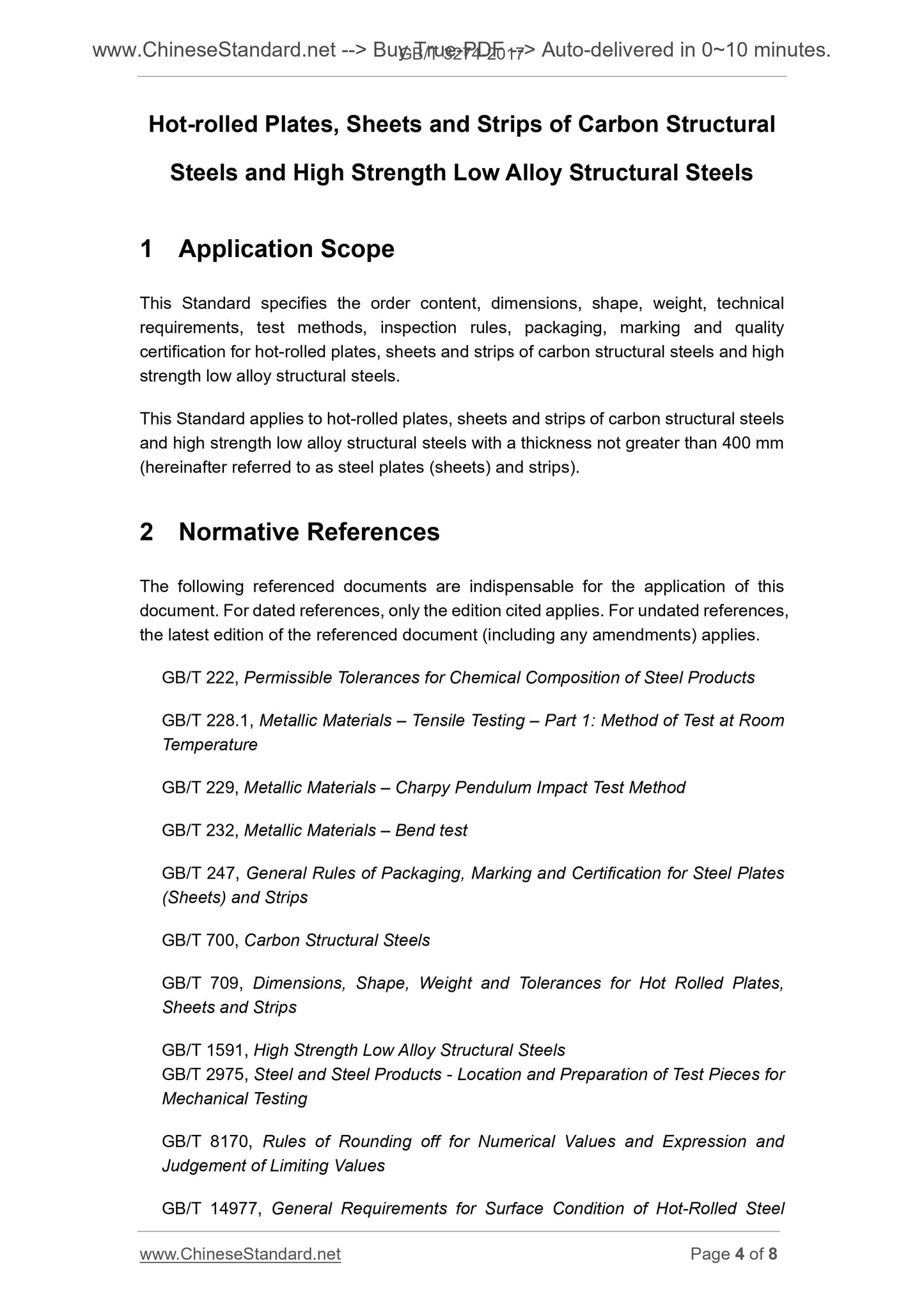 GB/T 3274-2017 Page 4