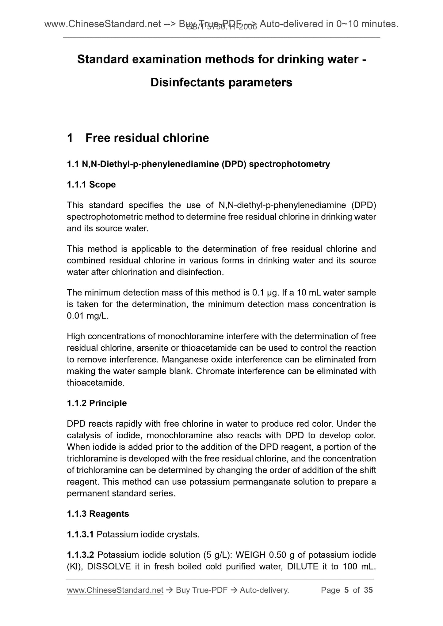 GB/T 5750.11-2006 Page 4