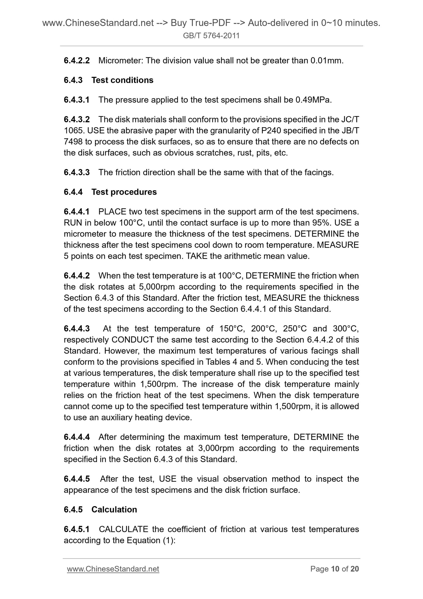 GB/T 5764-2011 Page 6