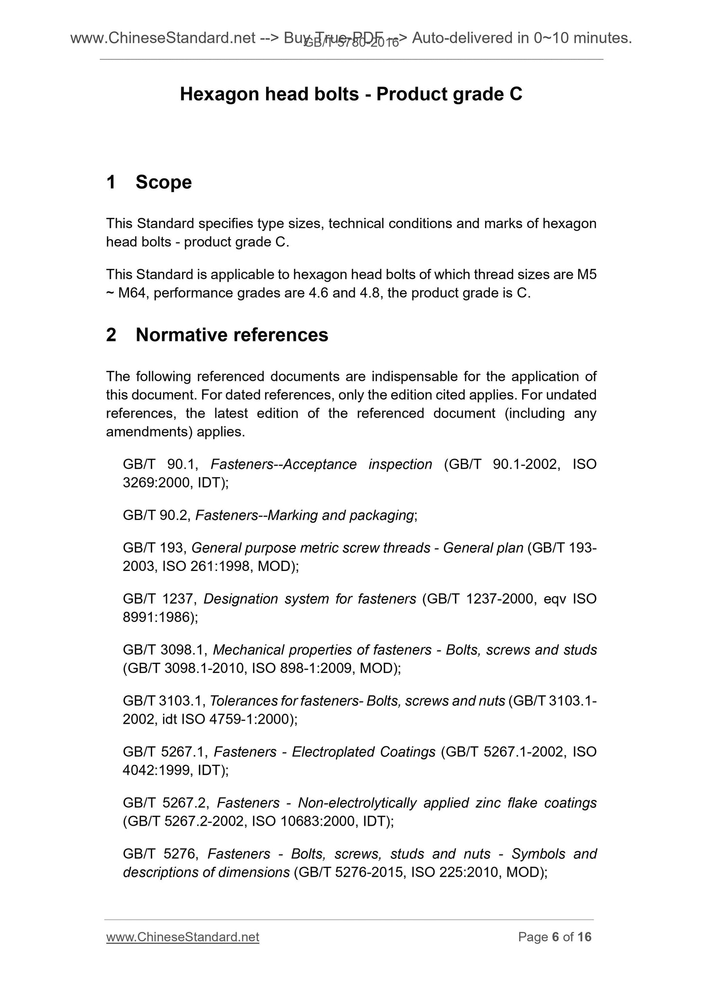GB/T 5780-2016 Page 5