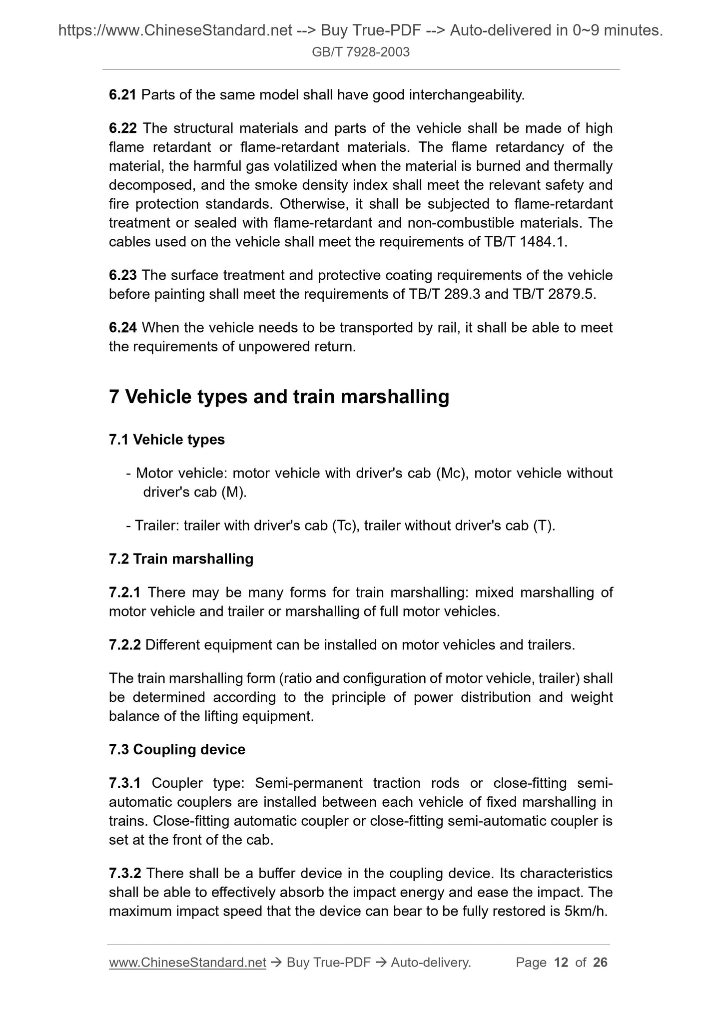 GB/T 7928-2003 Page 6