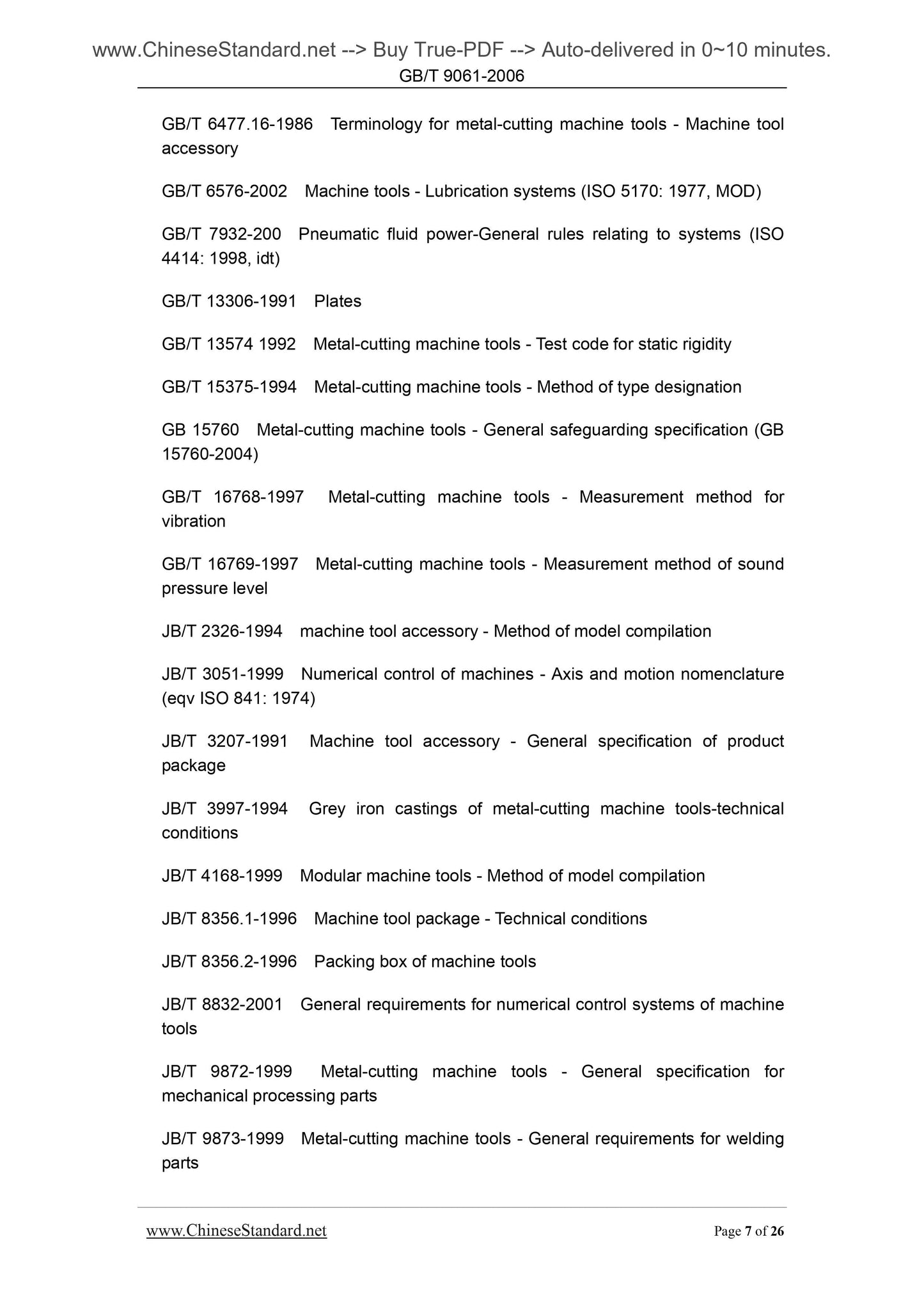 GB/T 9061-2006 Page 6