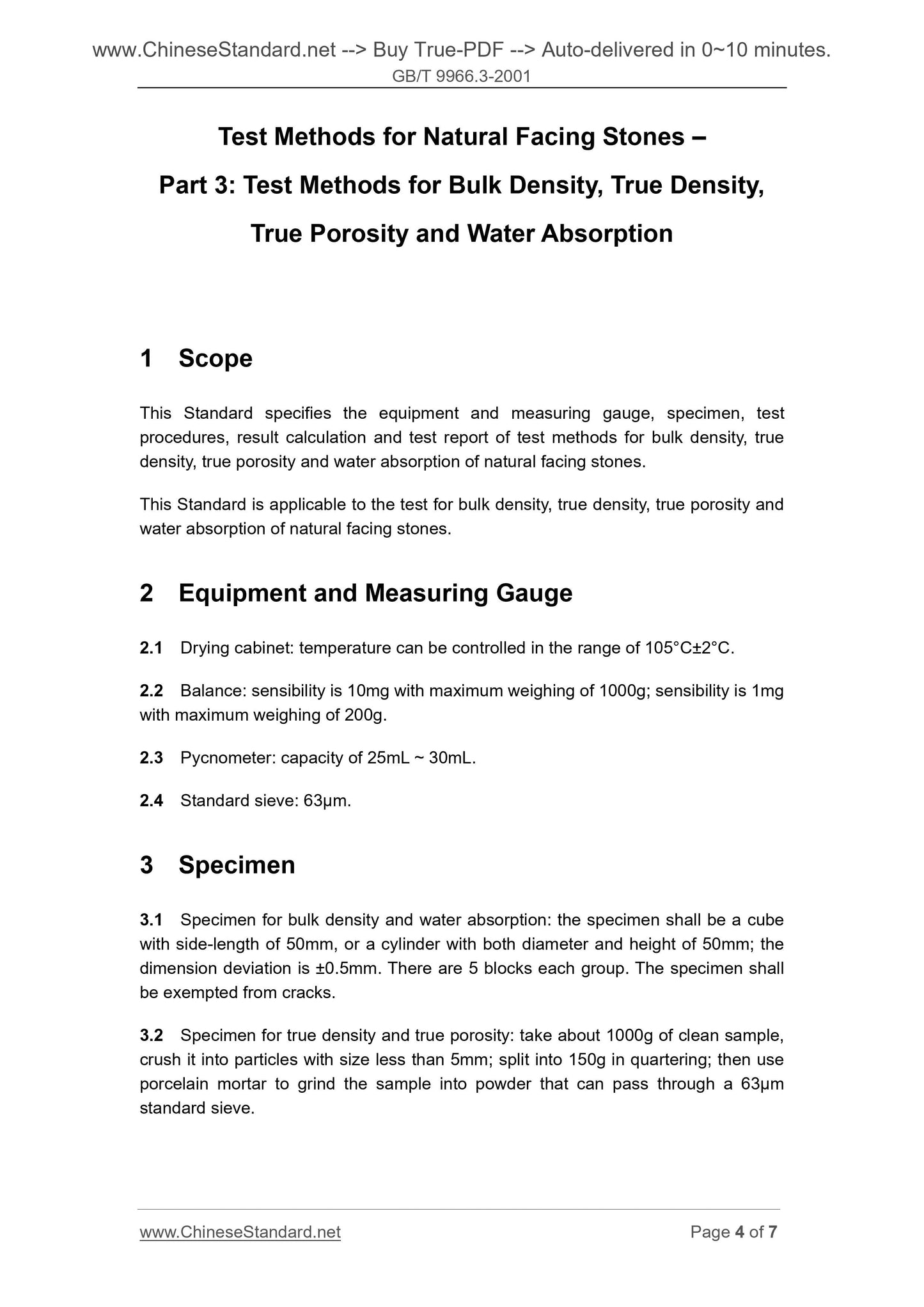GB/T 9966.3-2001 Page 4
