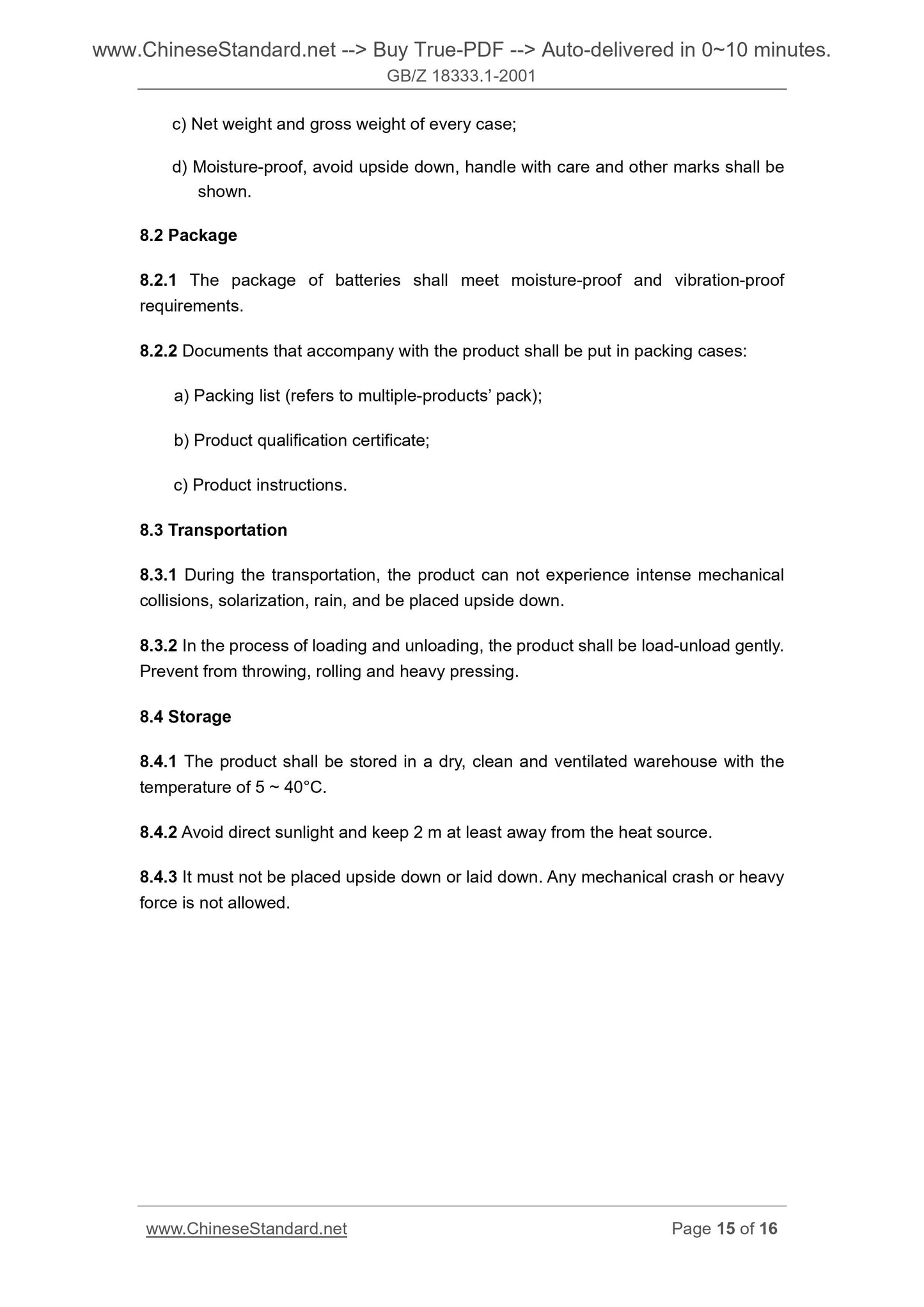 GB/Z 18333.1-2001 Page 8