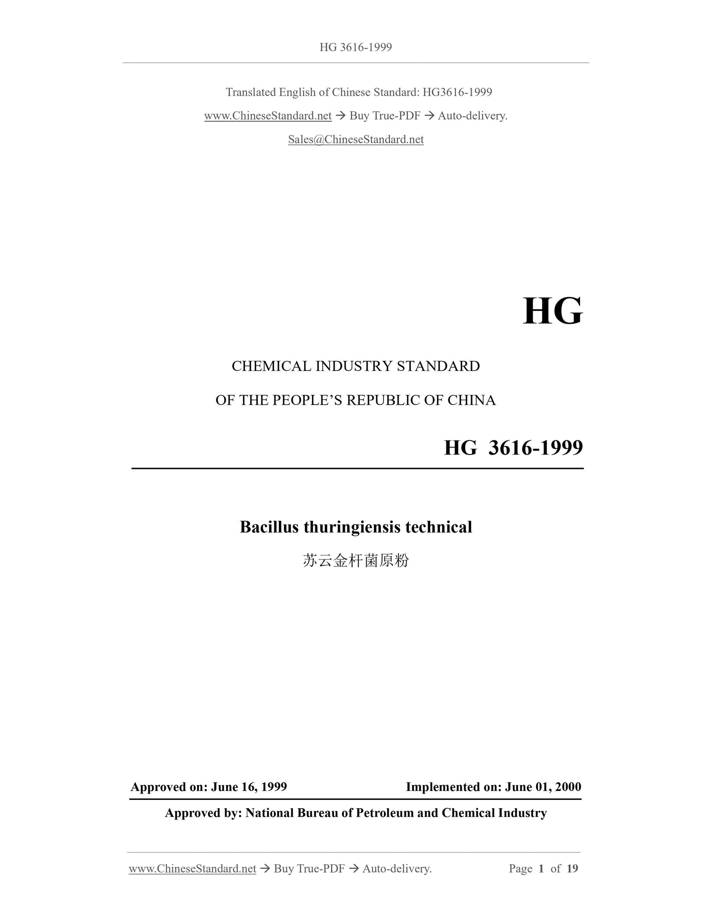 HG 3616-1999 Page 1