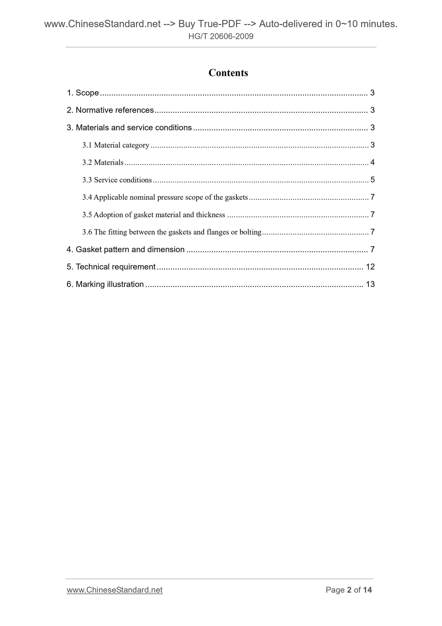 HG/T 20606-2009 Page 2