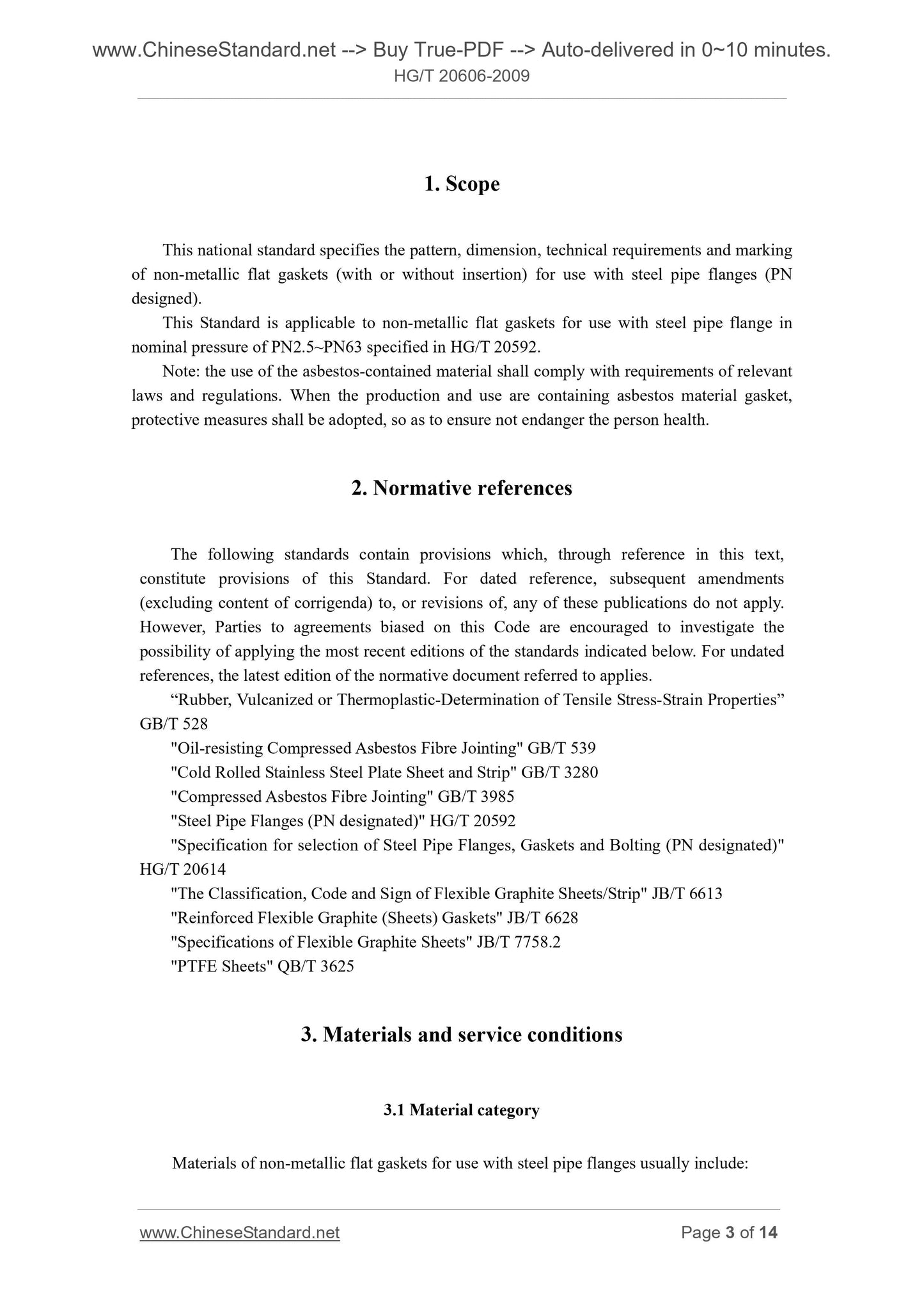 HG/T 20606-2009 Page 3