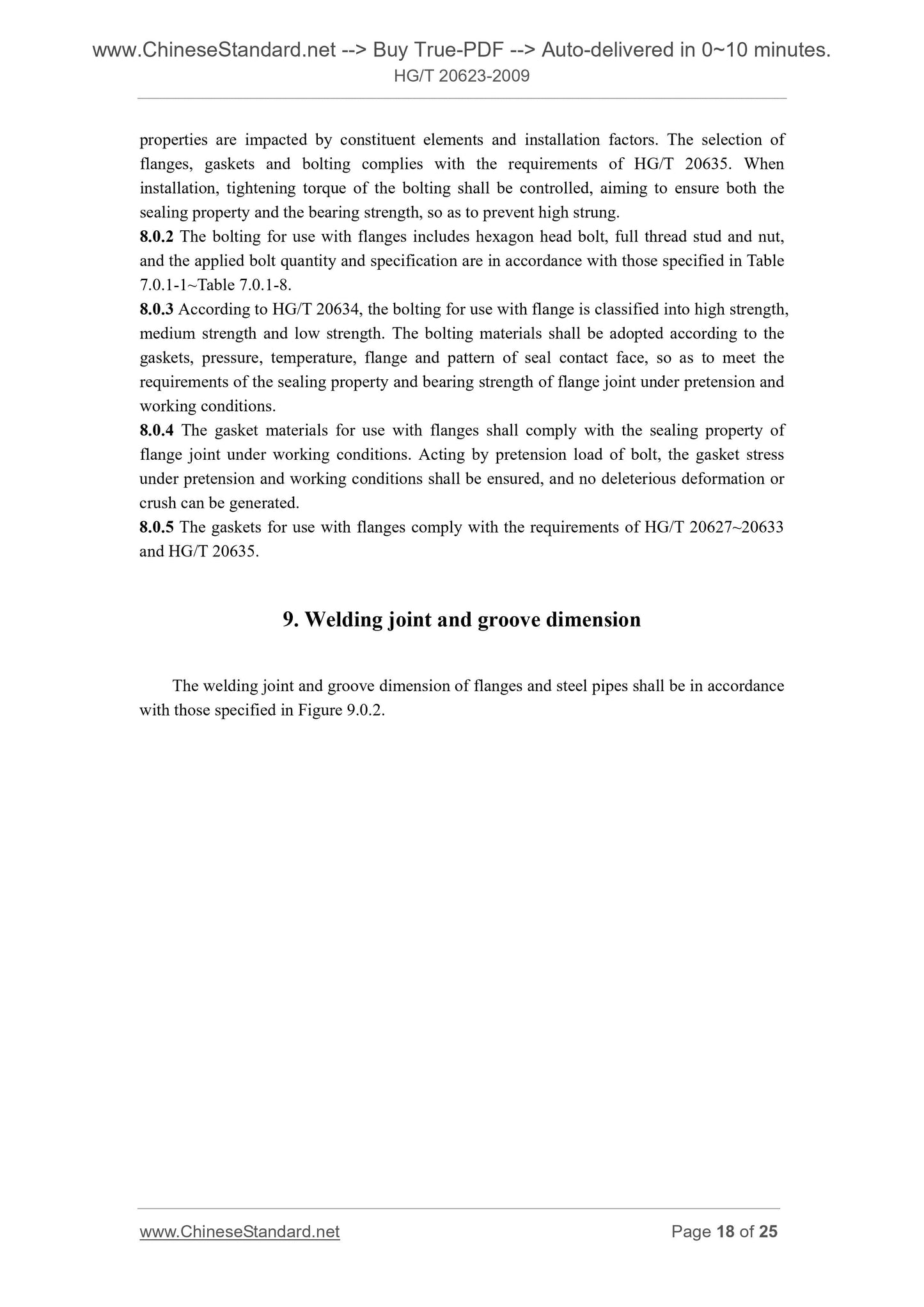HG/T 20623-2009 Page 11