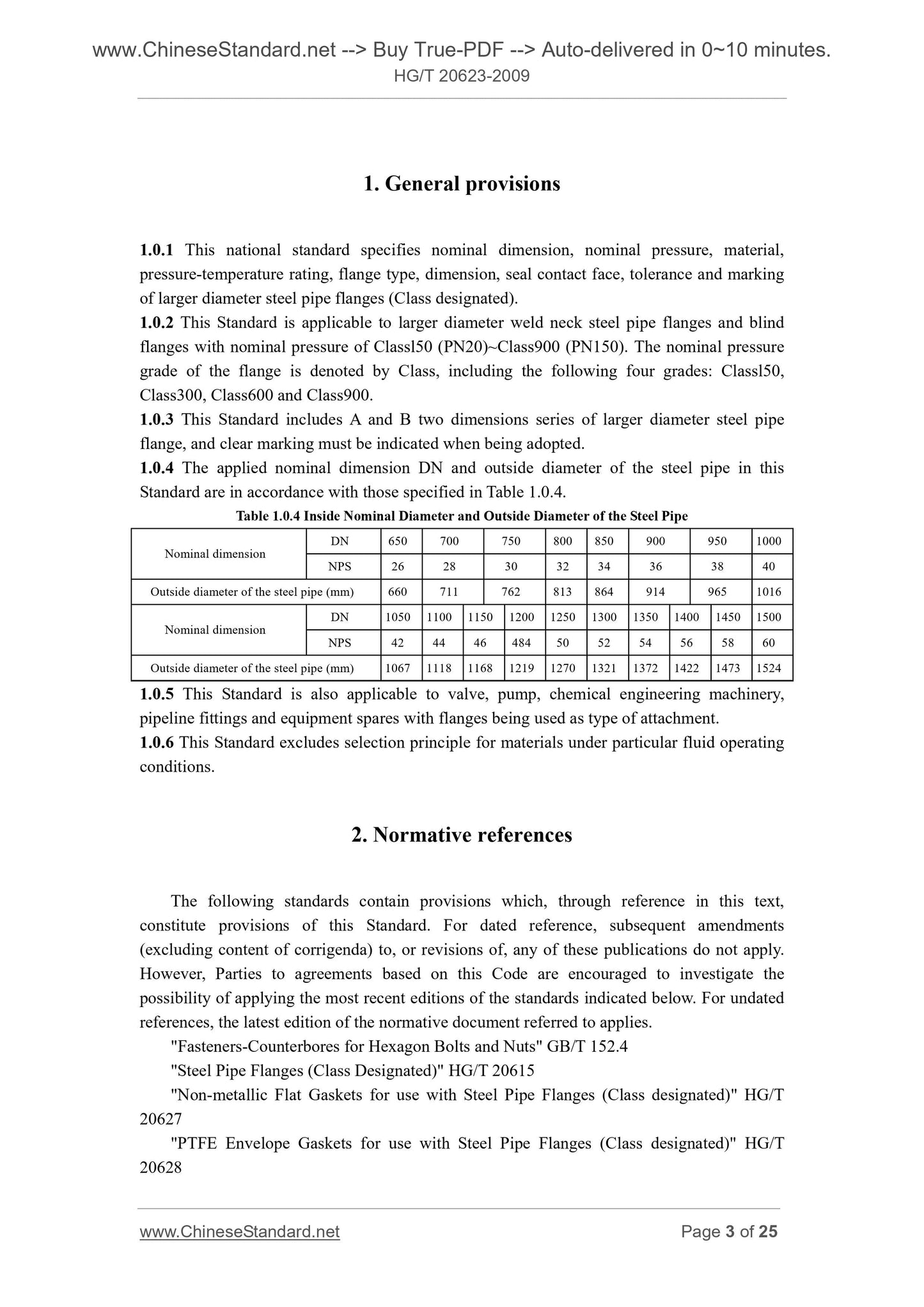 HG/T 20623-2009 Page 3